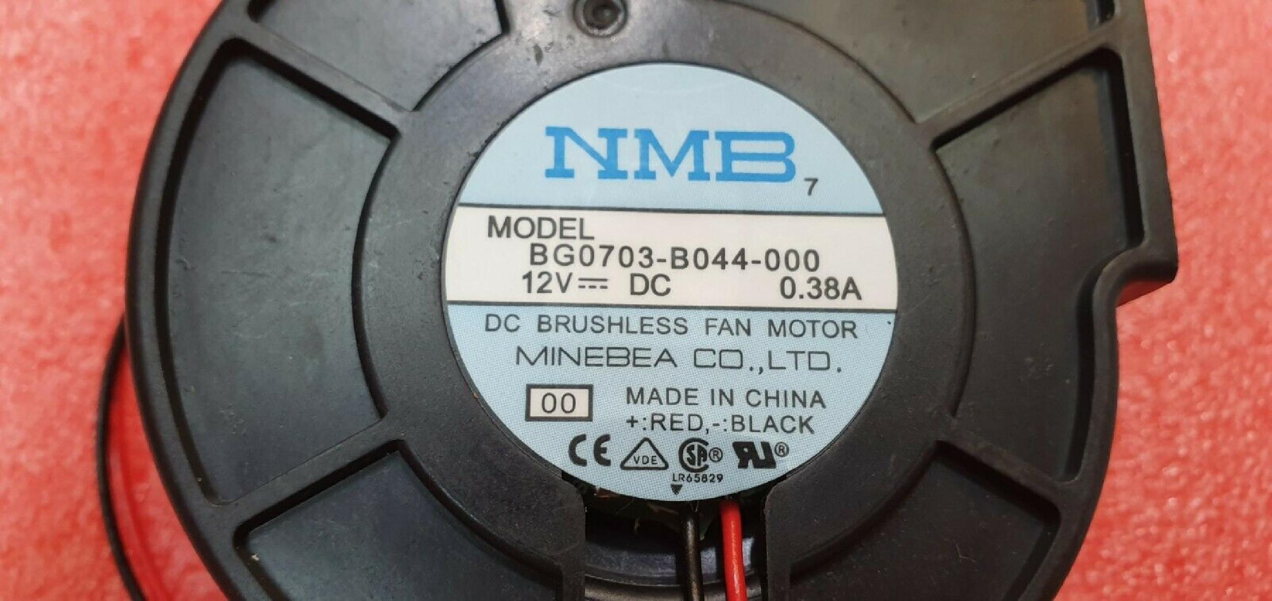 NMB BG0703-B044-000 FAN 12 VOLT DC MINI BLOWER FAN SQUIRREL CAGE