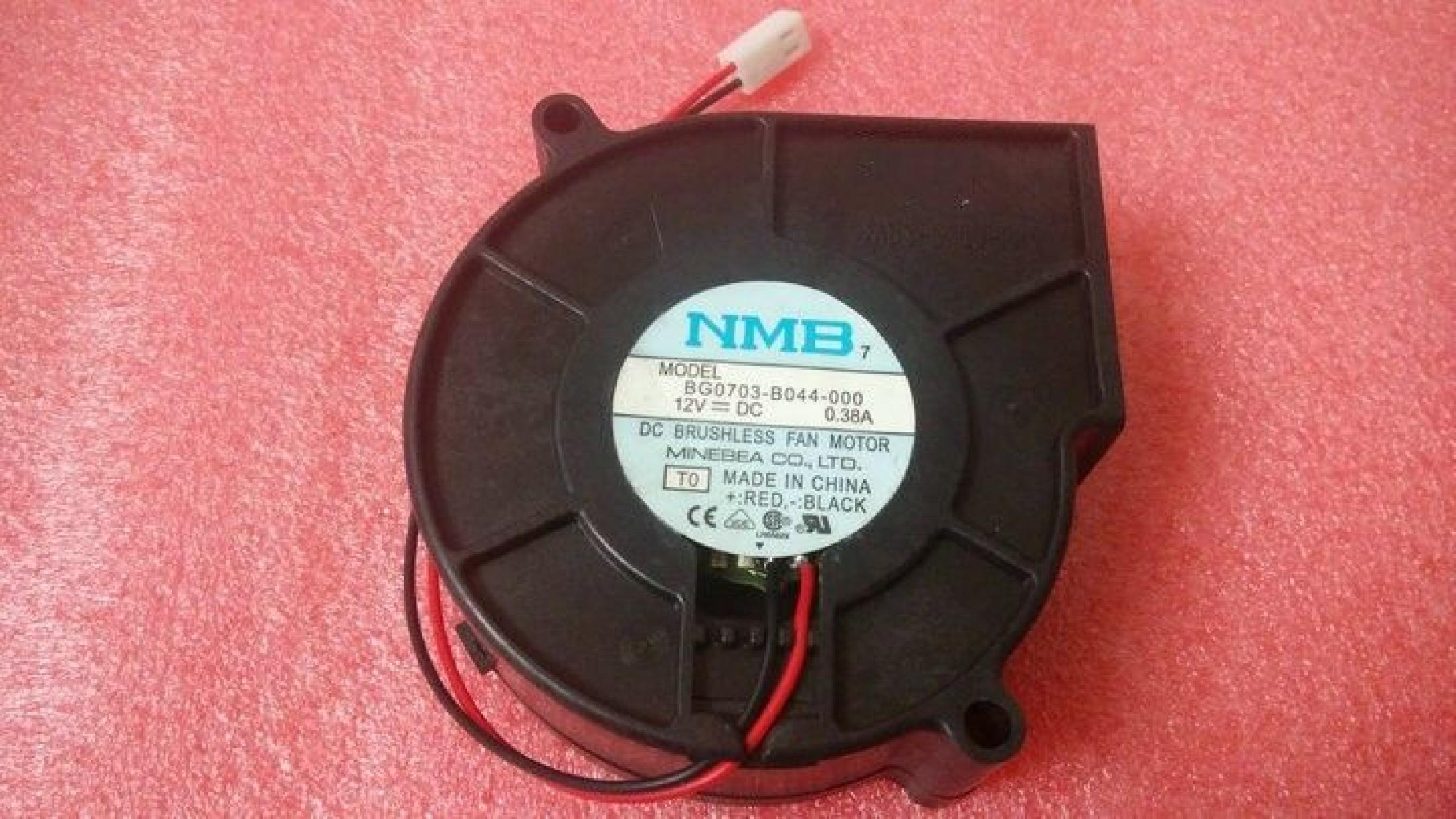 NMB BG0703-B044-000 FAN 12 VOLT DC MINI BLOWER FAN SQUIRREL CAGE