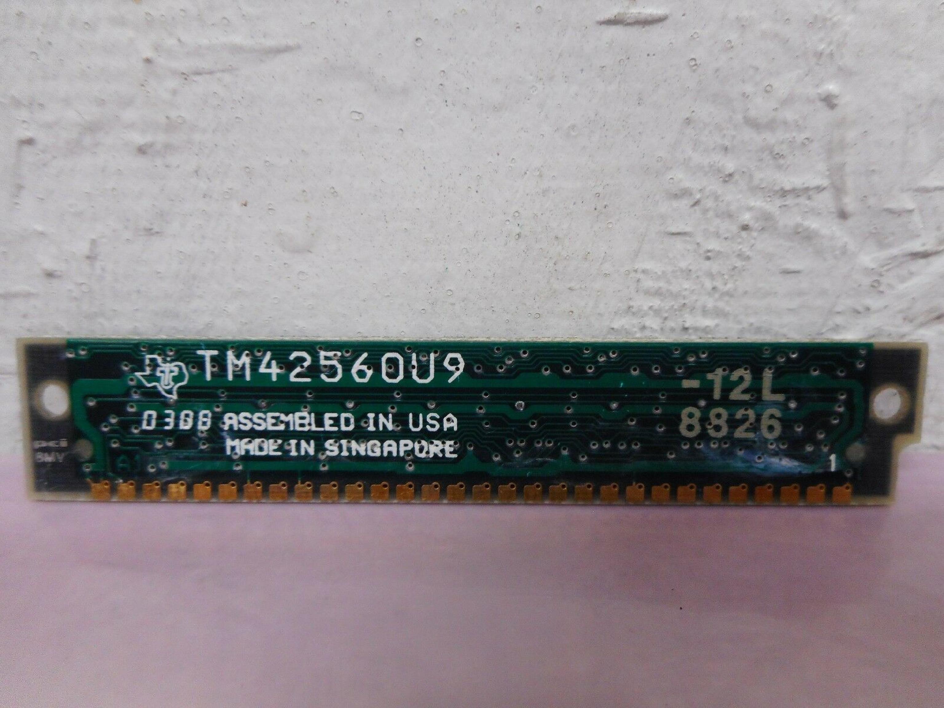 TEXAS INSTRUMENTS / TI TM42560U9 SIMM PULLED FROM IBM 8530-E01