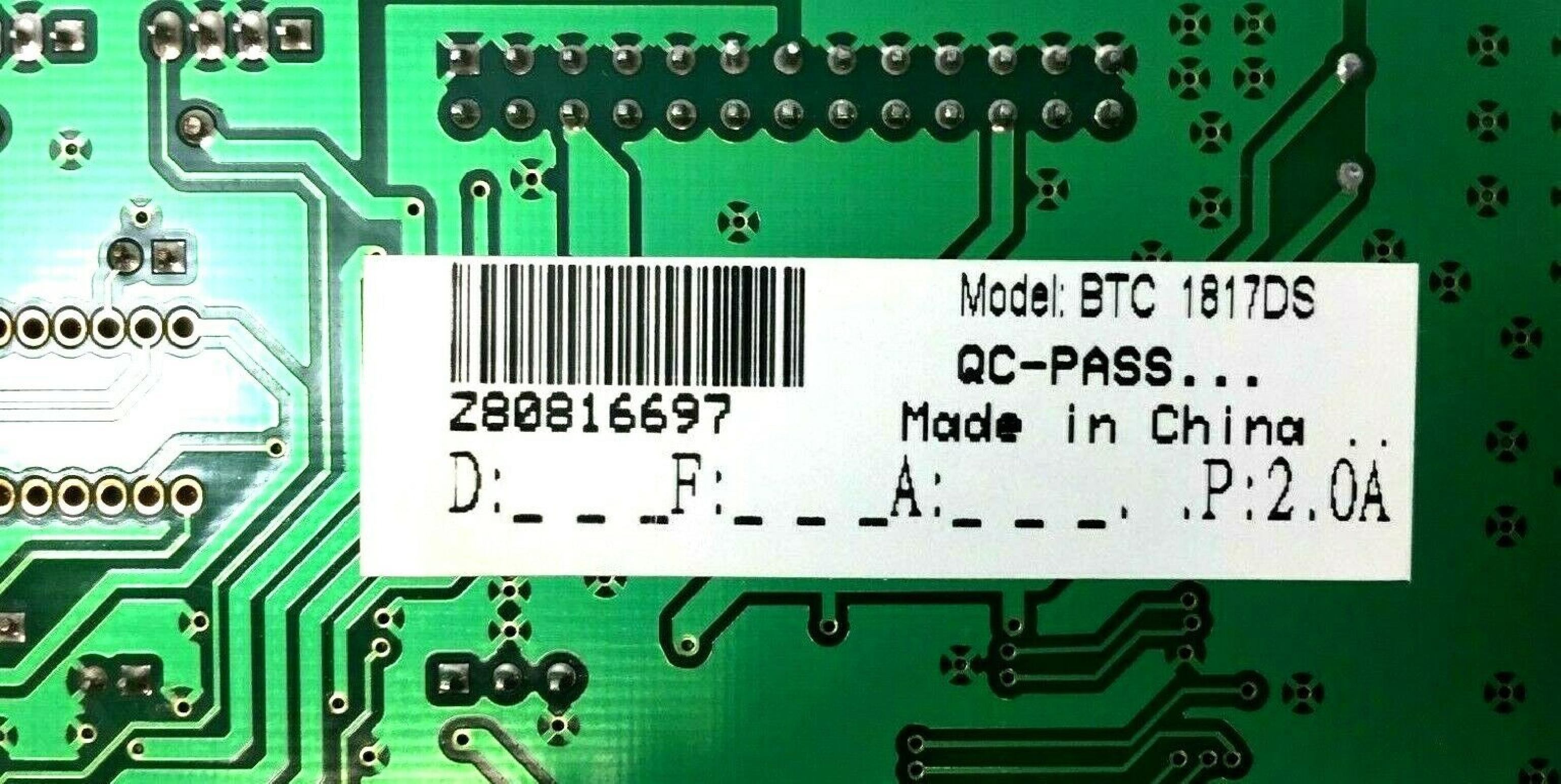 BTC 1817DS 16BIT ISA SOUND CARD BTC187DS