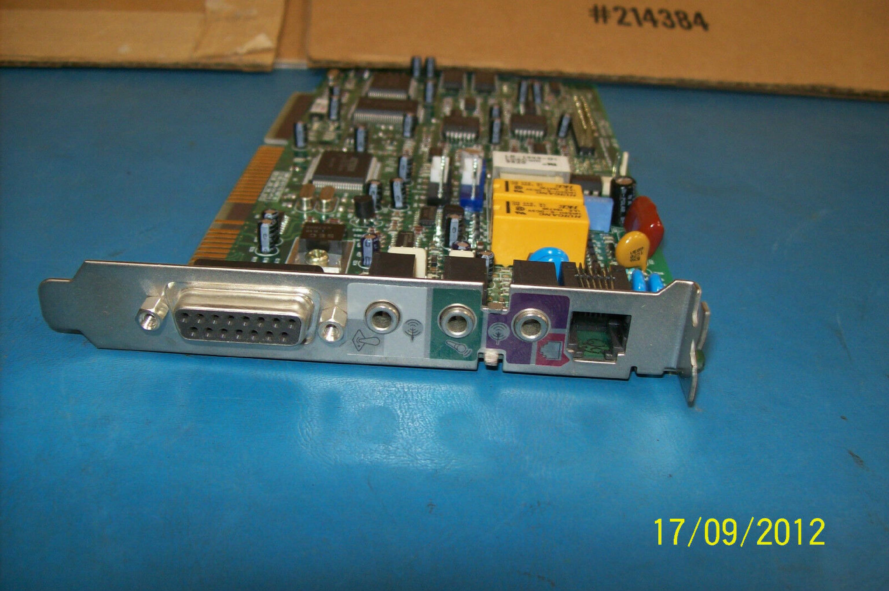 AZTECH AT6800W 16BIT ISA SOUND CARD PULLED FROM PACKARD BELL COMPUTER