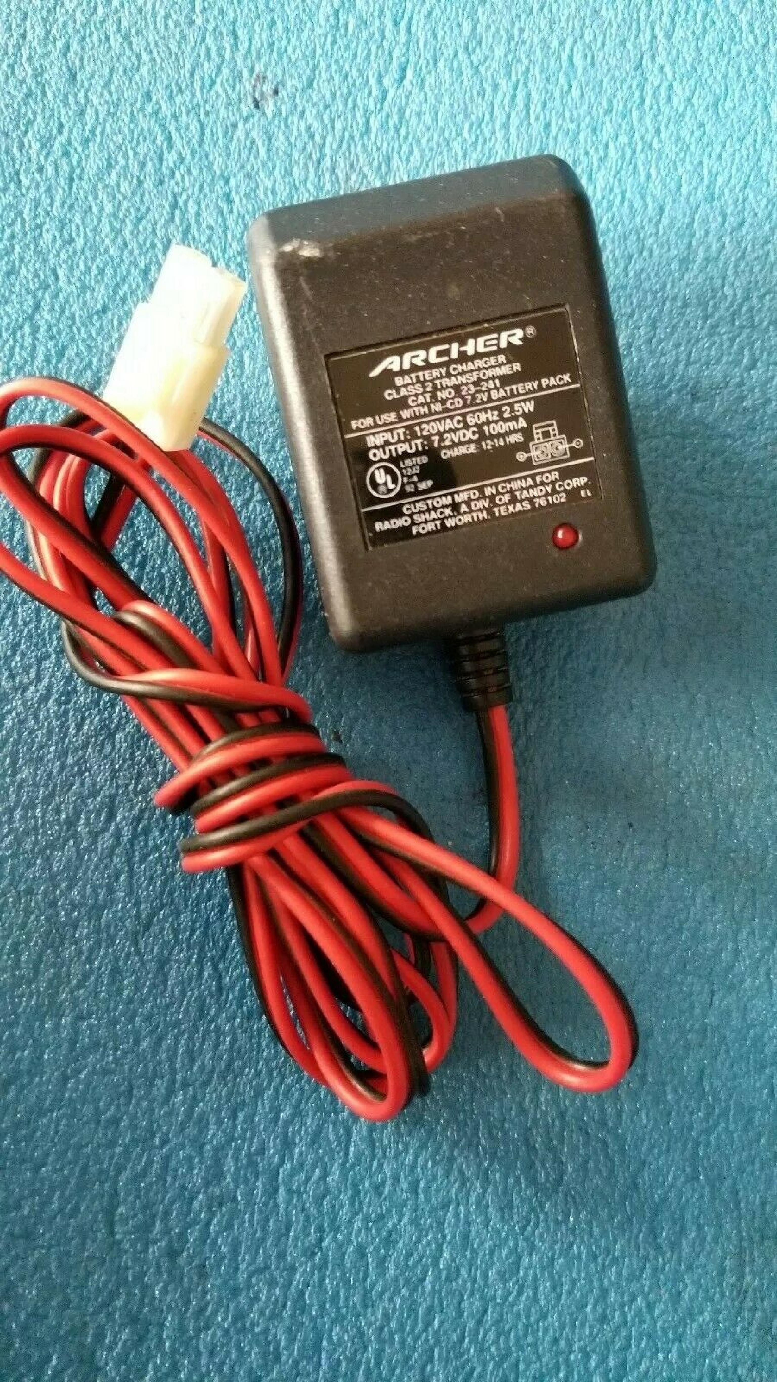 ARCHER 23-241 AC ADAPTER 9V DC 100MA