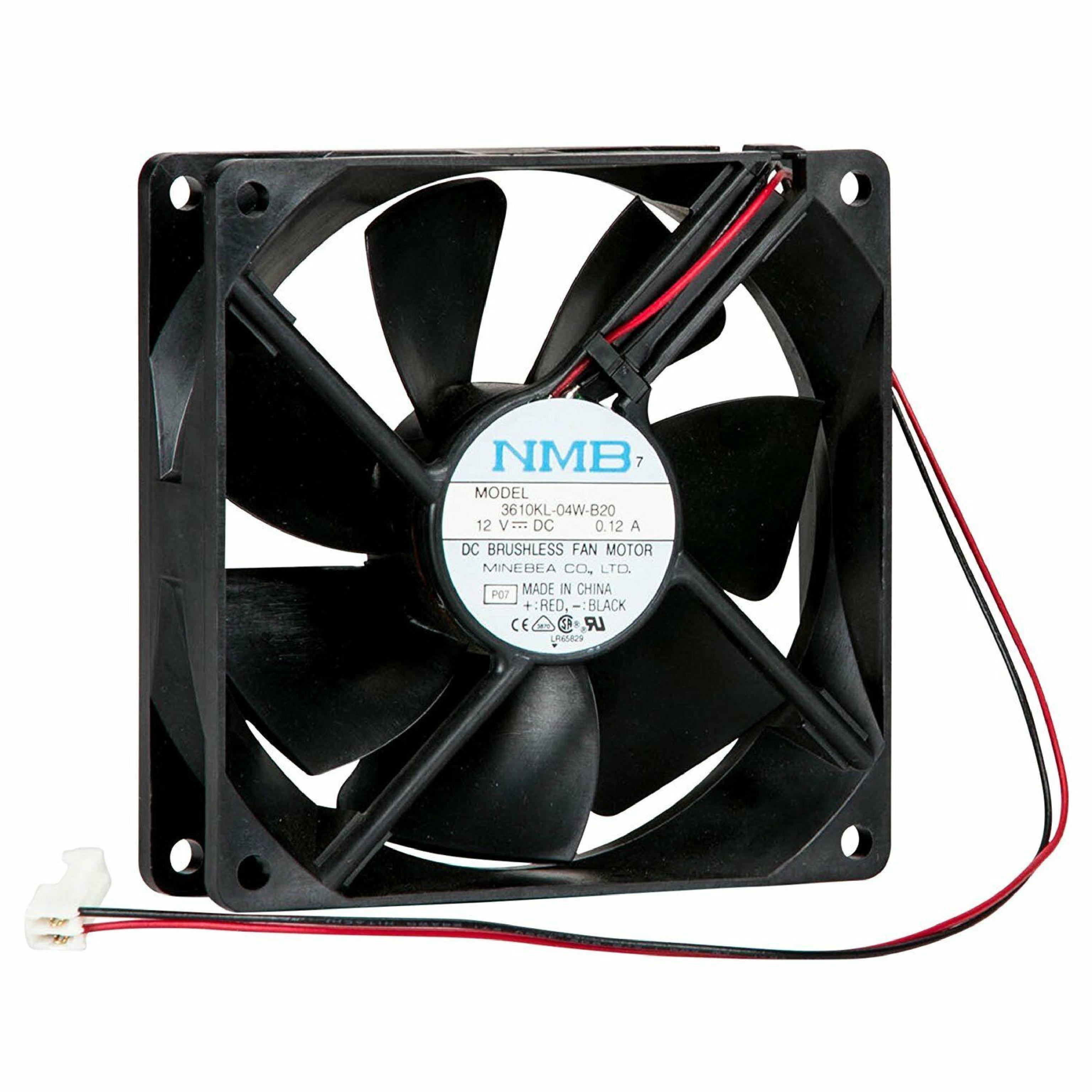 NMB 3610KL-04W-B20 12V DC .12A FAN 92X92X25MM 2 WIRE 3 PIN PLUG