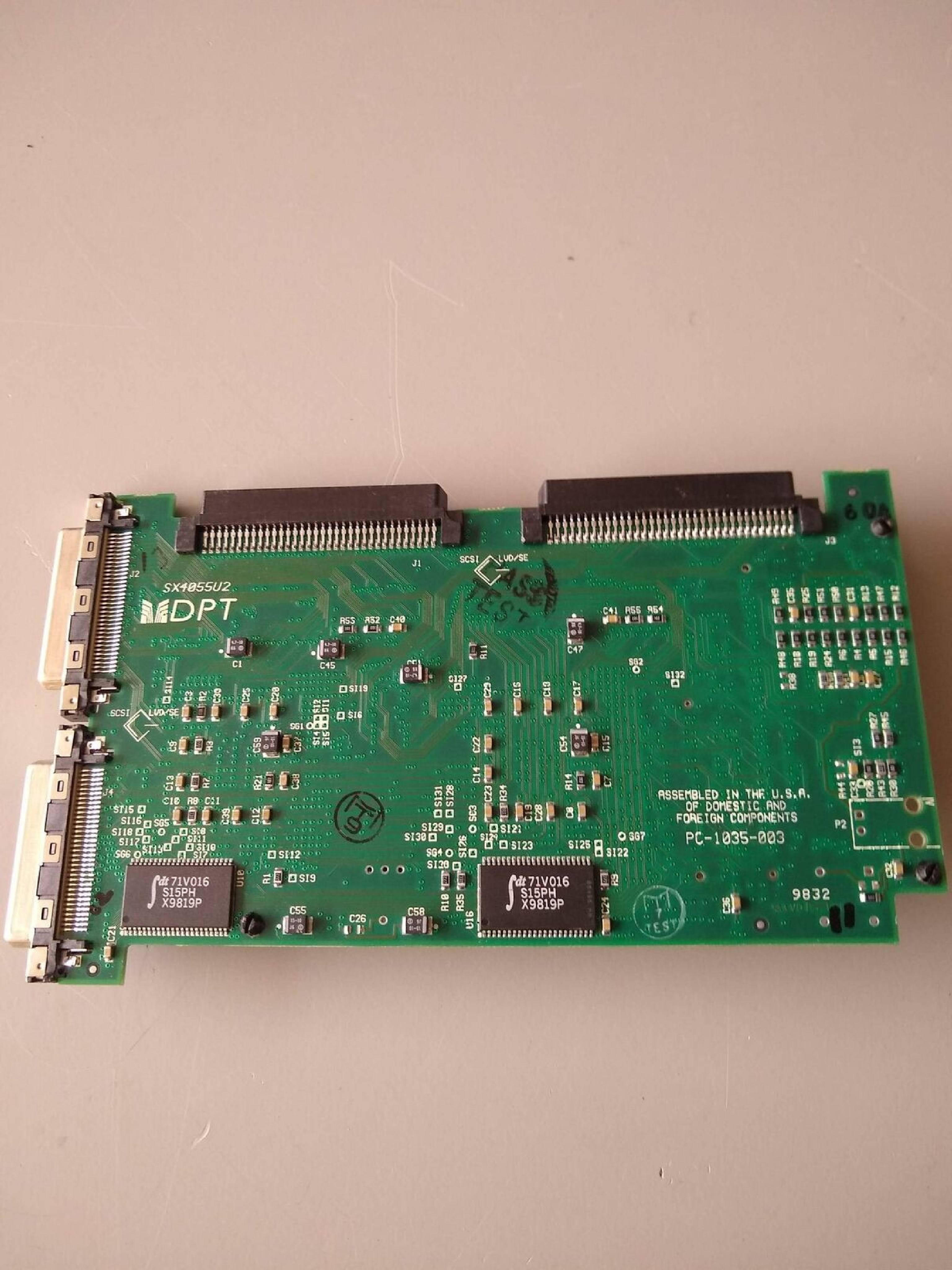 DPT SX4055U2 SCSI DAUGHTERBOARD ADDS ONE SX4055US-1 OR TWO SX4055U2-2