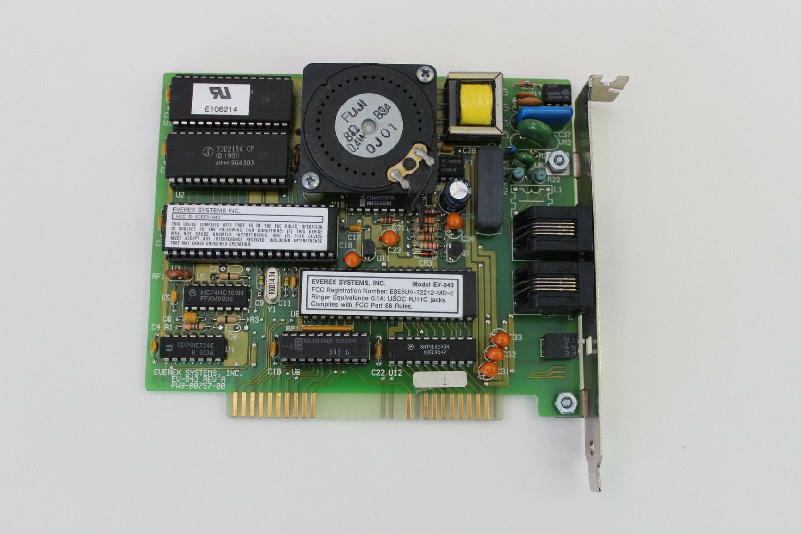 EVEREX EV-943 INTERNAL ISA MODEM