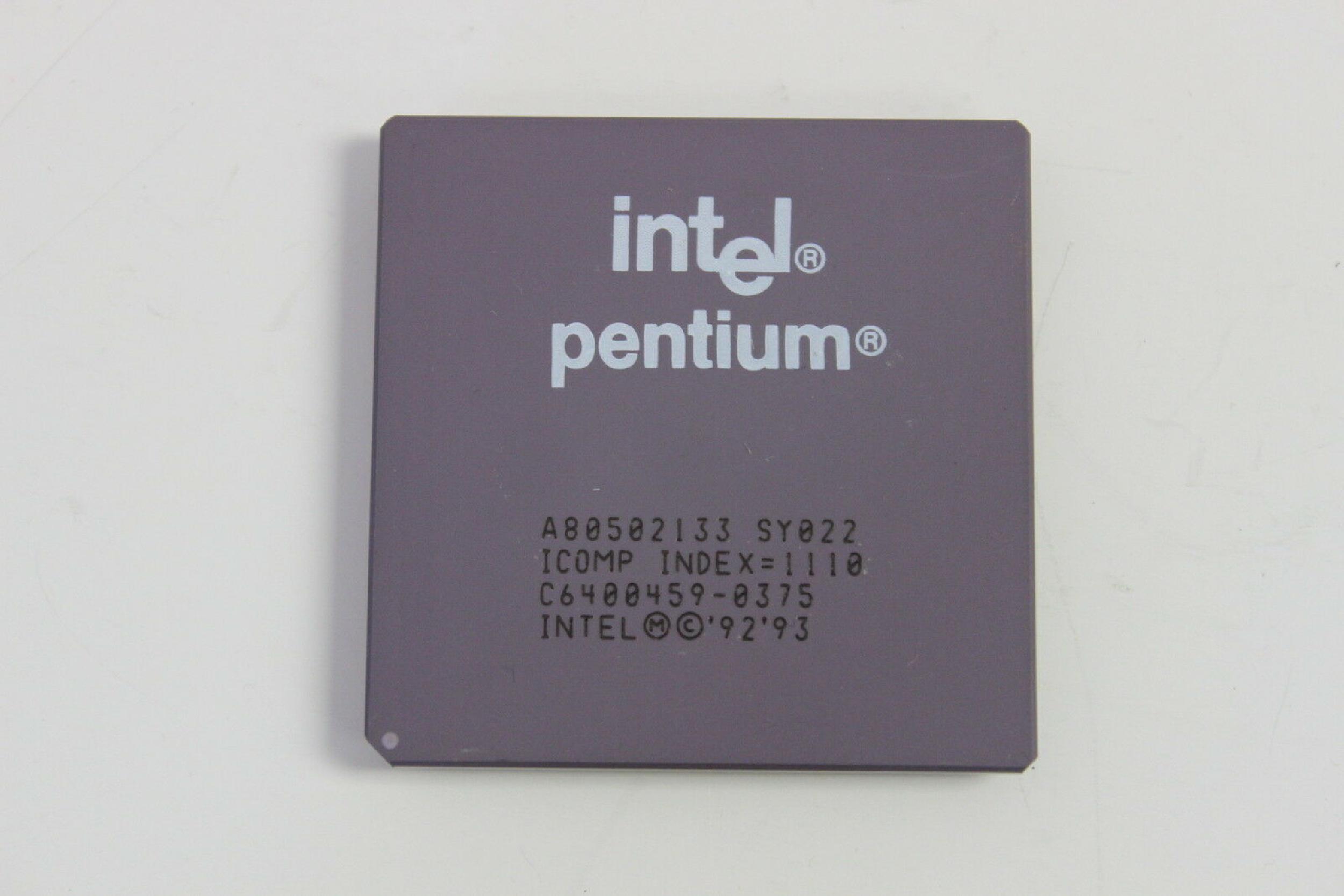 INTEL A80502133 SY022 133MHZ PENTIUM PROCESSER P54 SOCKET 7