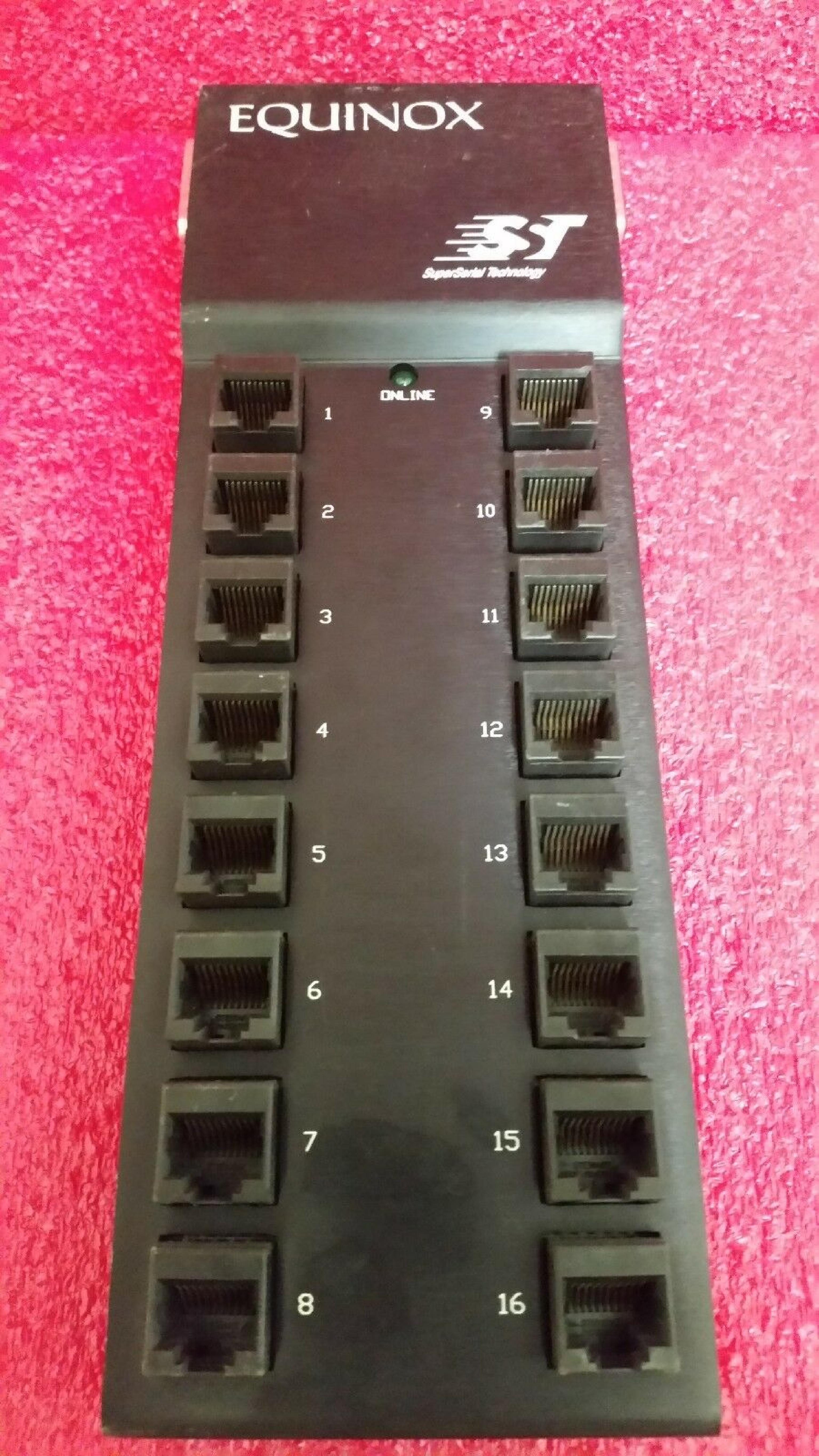 EQUINOX PM16-RJ 16 PORT SUPERSERIAL DTE DISTRIBUTION PANEL