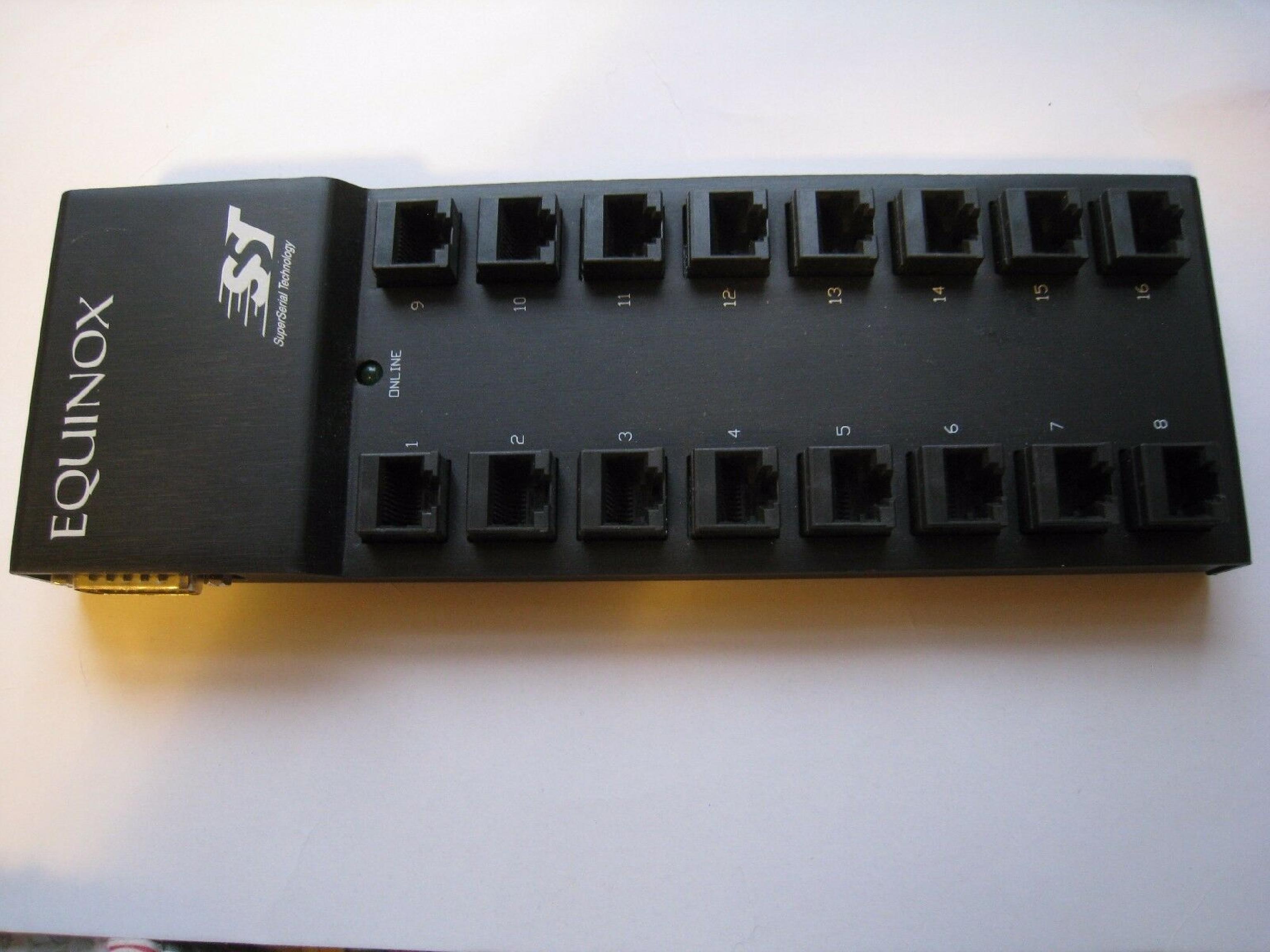 EQUINOX PM16-RJ 16 PORT SUPERSERIAL DTE DISTRIBUTION PANEL