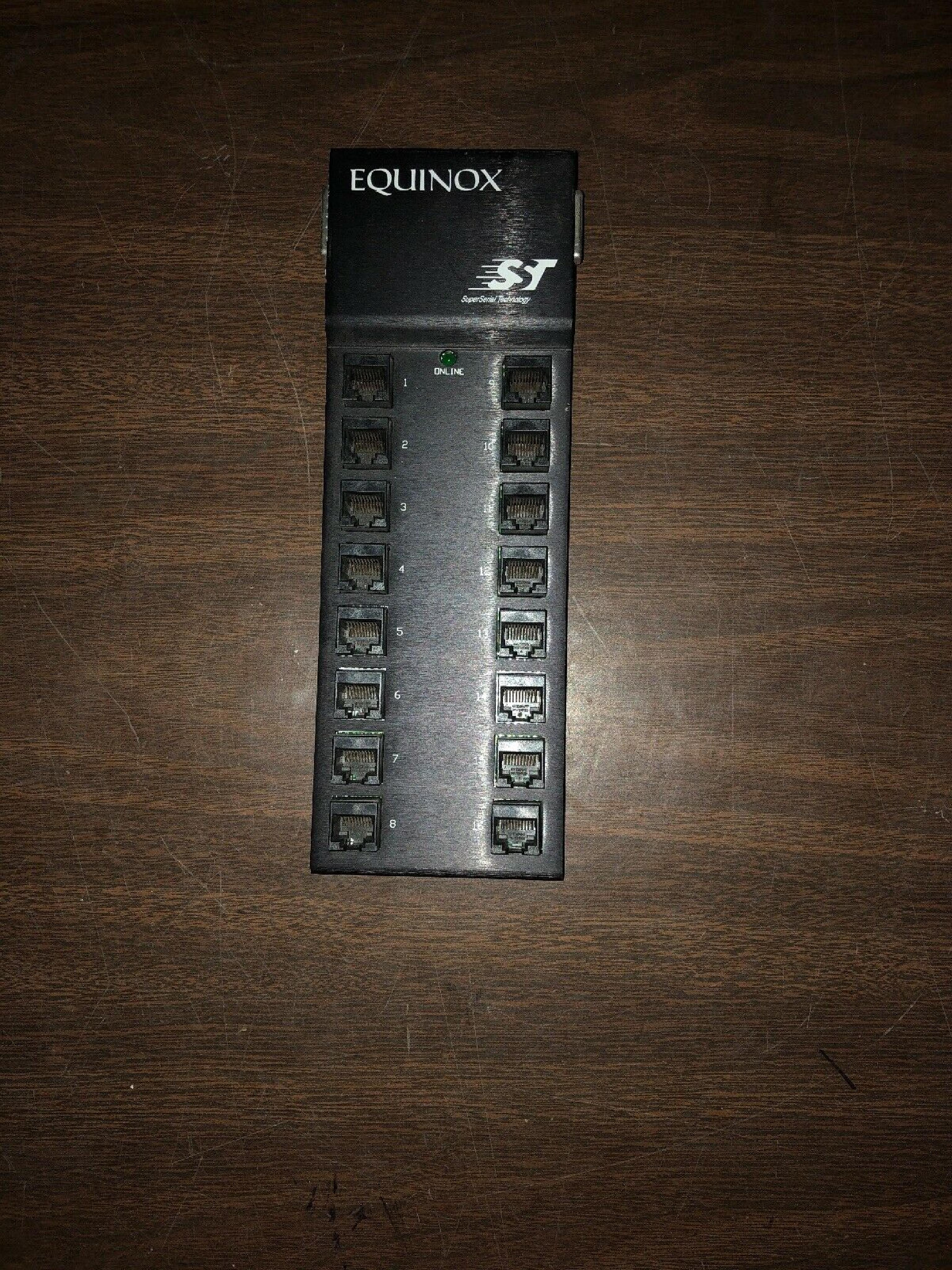 EQUINOX 790150-1 16 PORT SUPERSERIAL DTE DISTRIBUTION PANEL