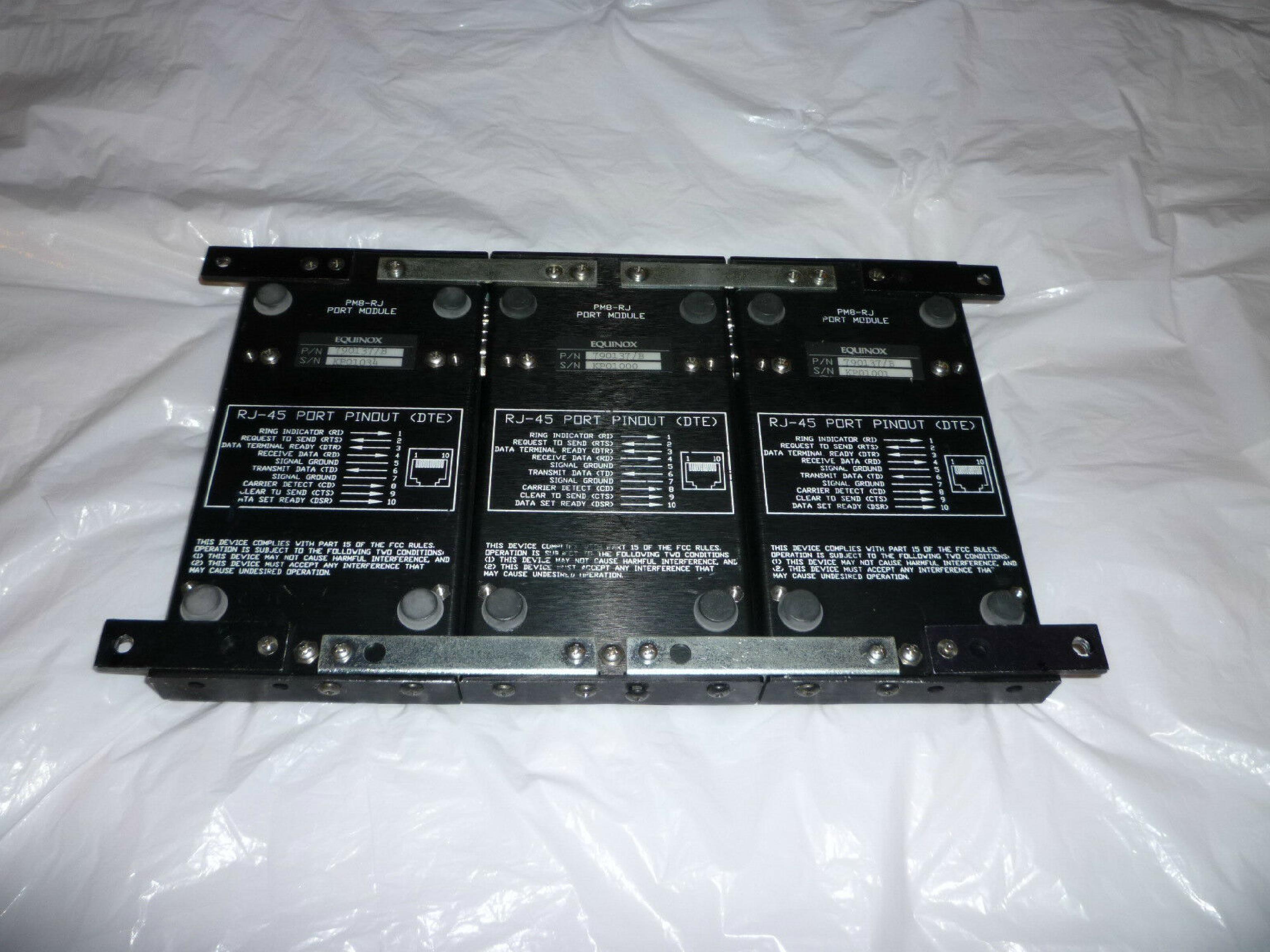 EQUINOX PM8-RJ 8 PORT SUPERSERIAL DTE DISTRIBUTION PANEL