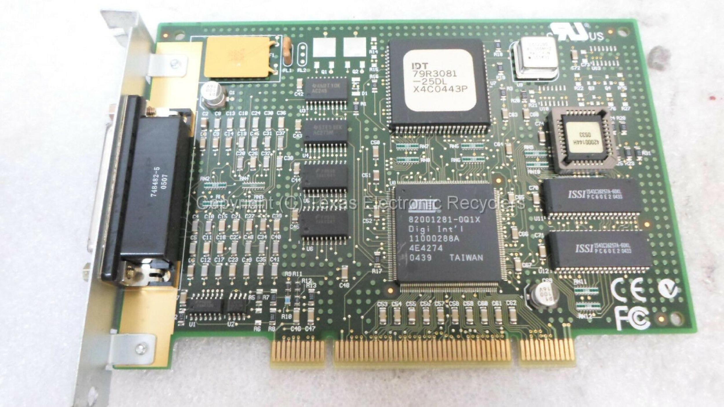 DIGI INTERNATIONAL 55000538-02 PCI/XEM 256KB MULTIPORT SERIAL CARD ACCELEPORT