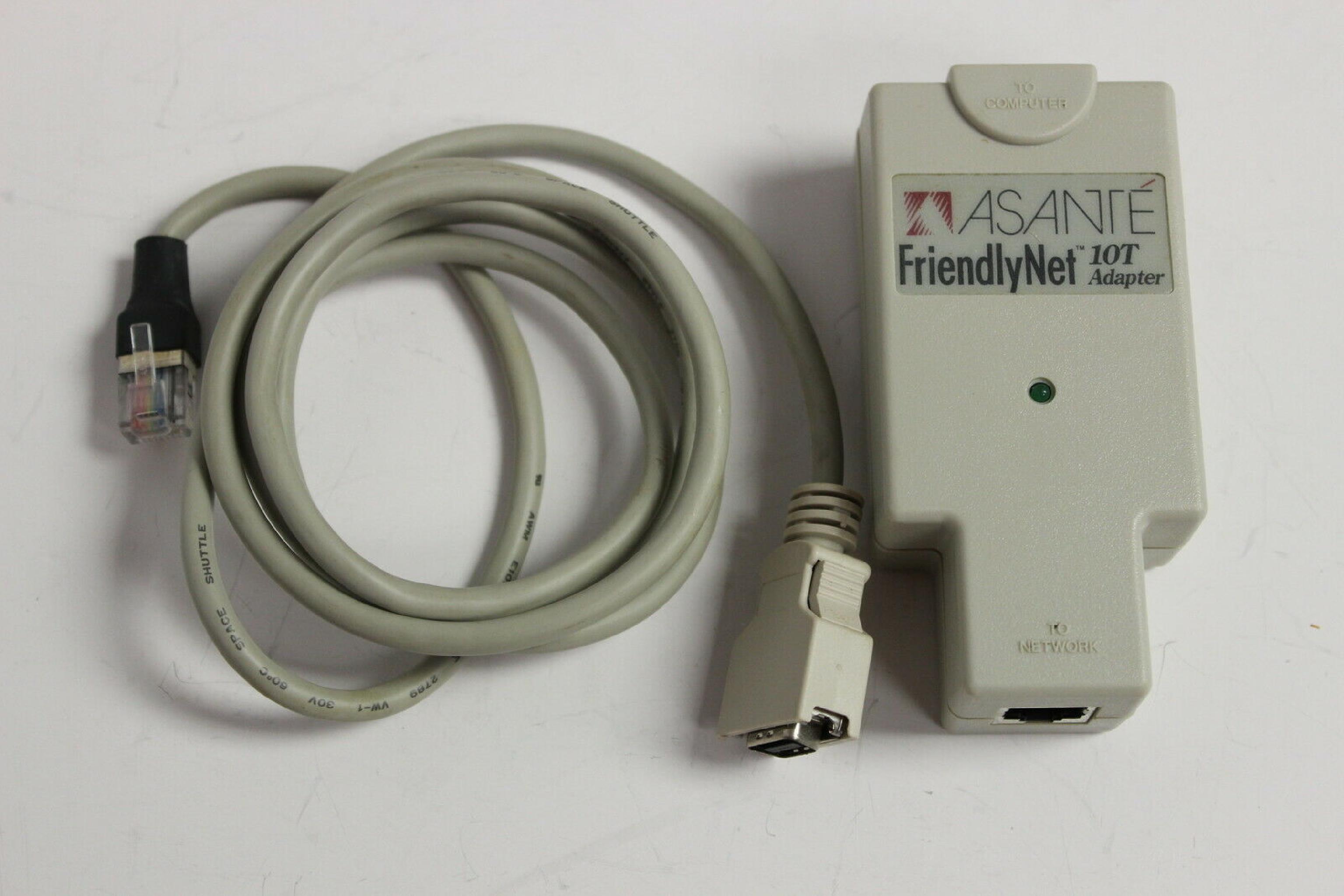 ASANTE FRIENDLYNET FRIENDLYNET 10T ADAPTER RJ45 TO MINI AUI