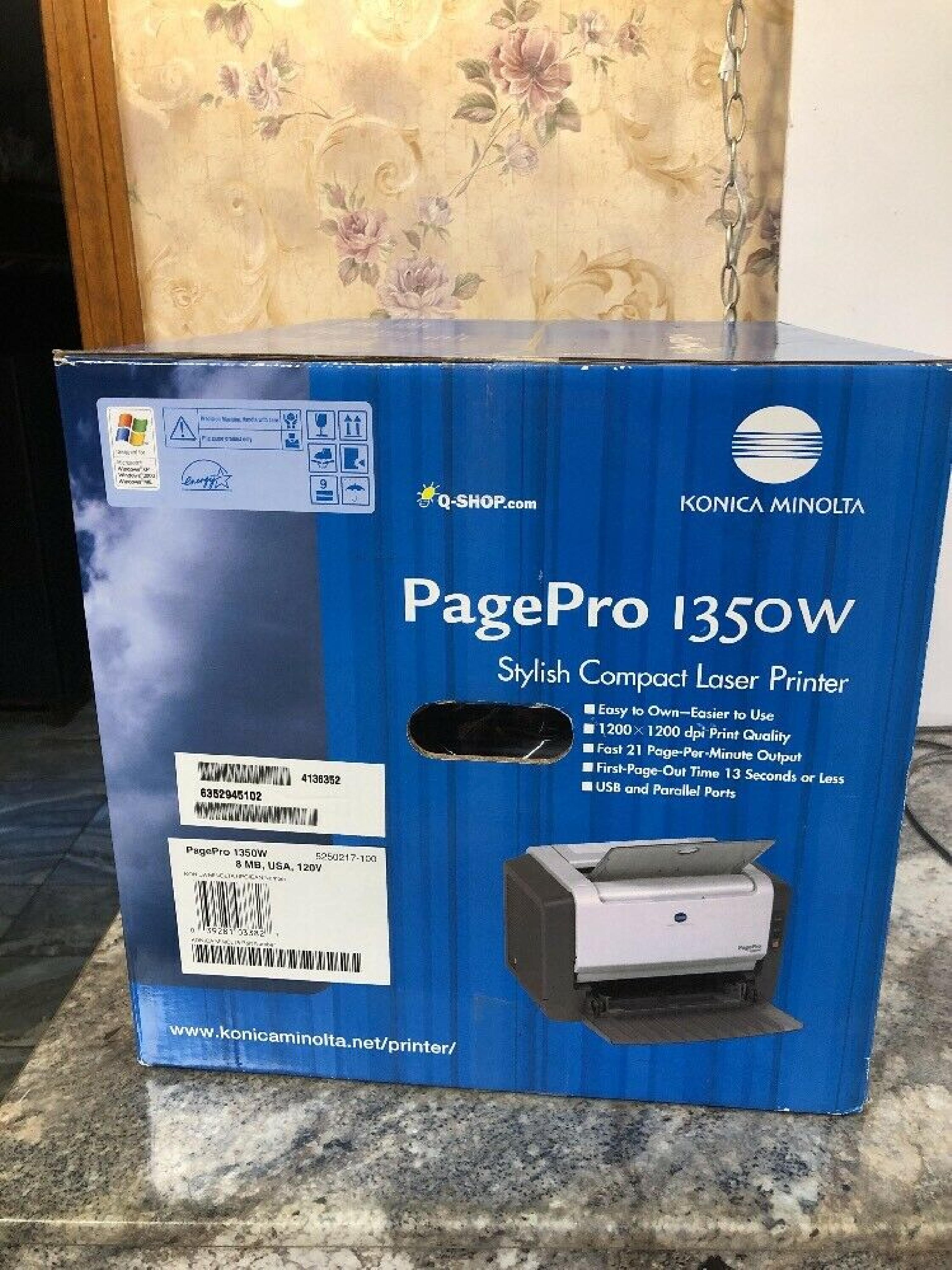 KONICA MINOLTA 1350W FACTORY REFURBISHED PAGEPRO 1350W 21 PAGE PER MINUTE 8MB USB AND PARALLEL