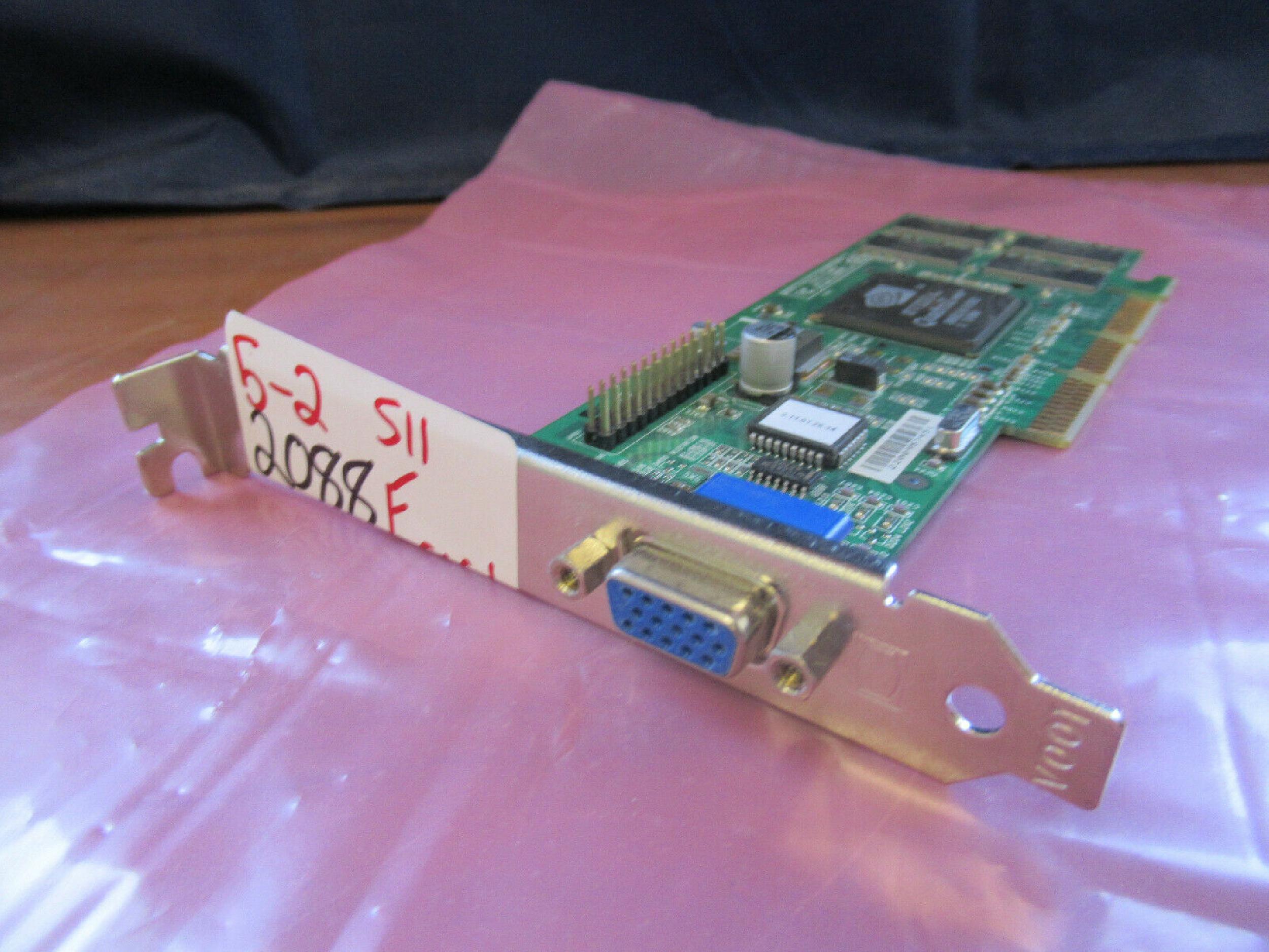 NVIDIA 249729-001 32MB AGP VIDEO CARD WITH VGA OUTPUT QUADRO 2 MXR