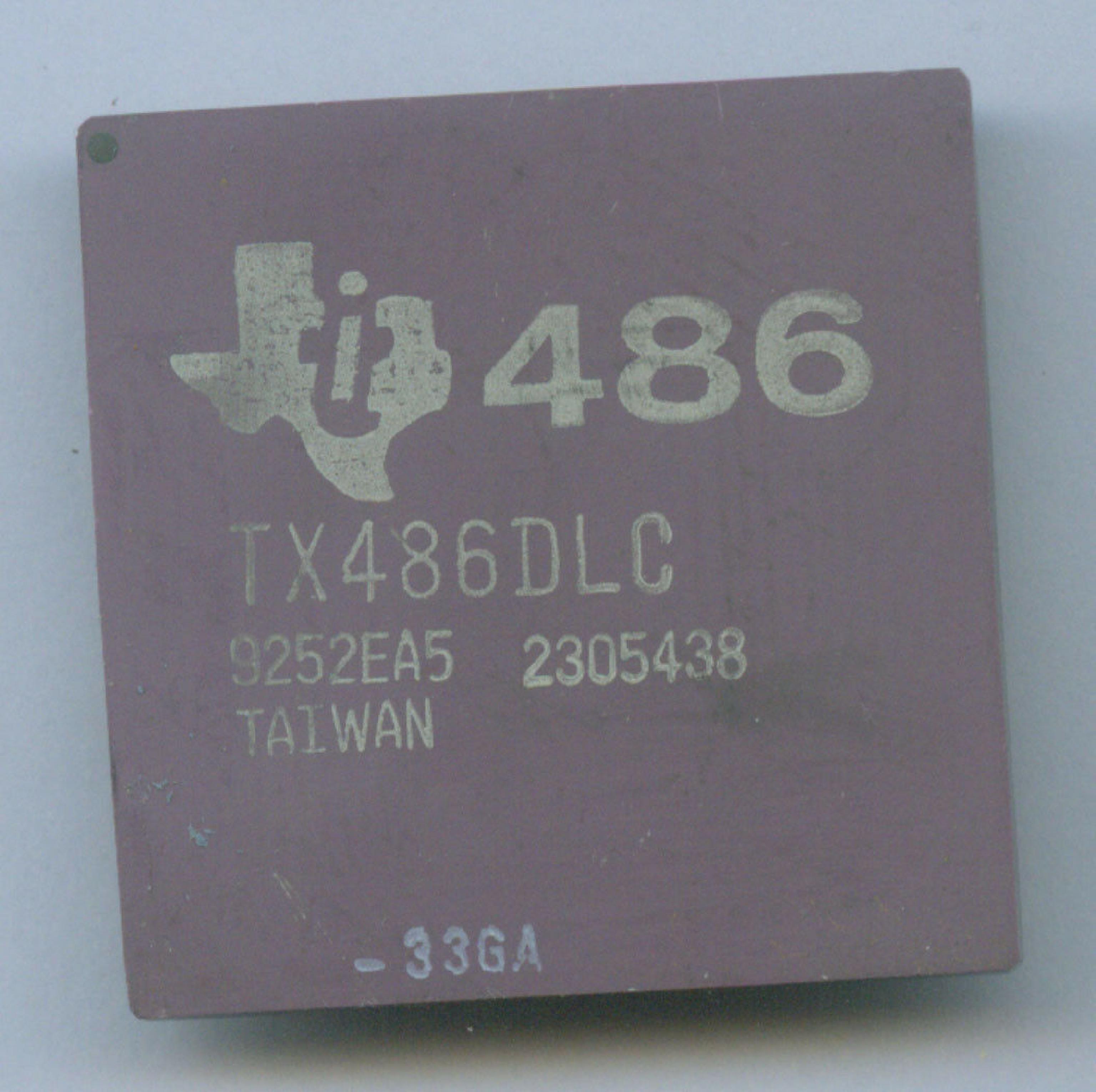 TEXAS INSTRUMENTS / TI TX486DLC-33GA 486 DLC-33 FOR 80386DX SOCKET 33MHZ PROCESSOR