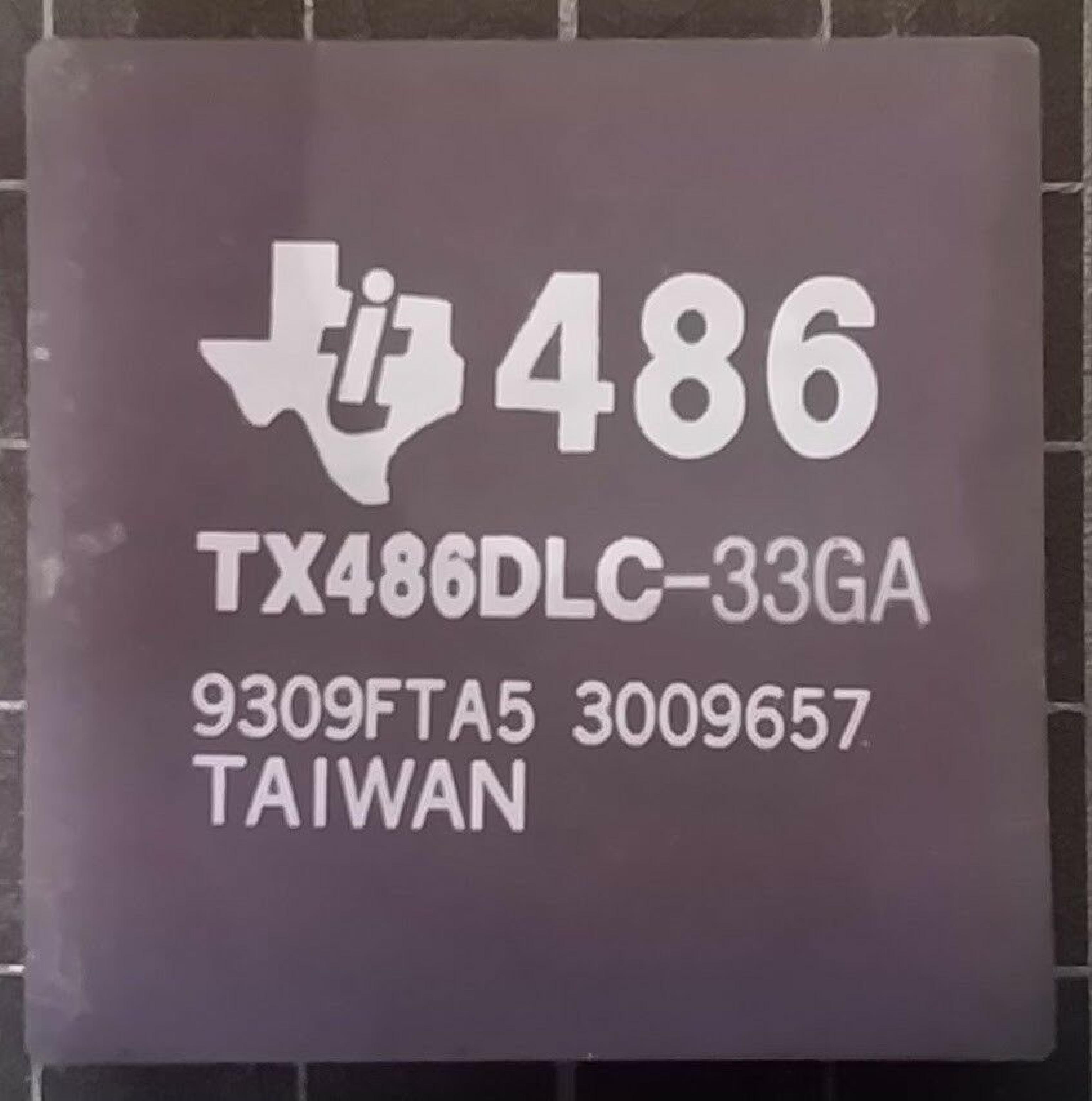 TEXAS INSTRUMENTS / TI TX486DLC-33GA 486 DLC-33 FOR 80386DX SOCKET 33MHZ PROCESSOR