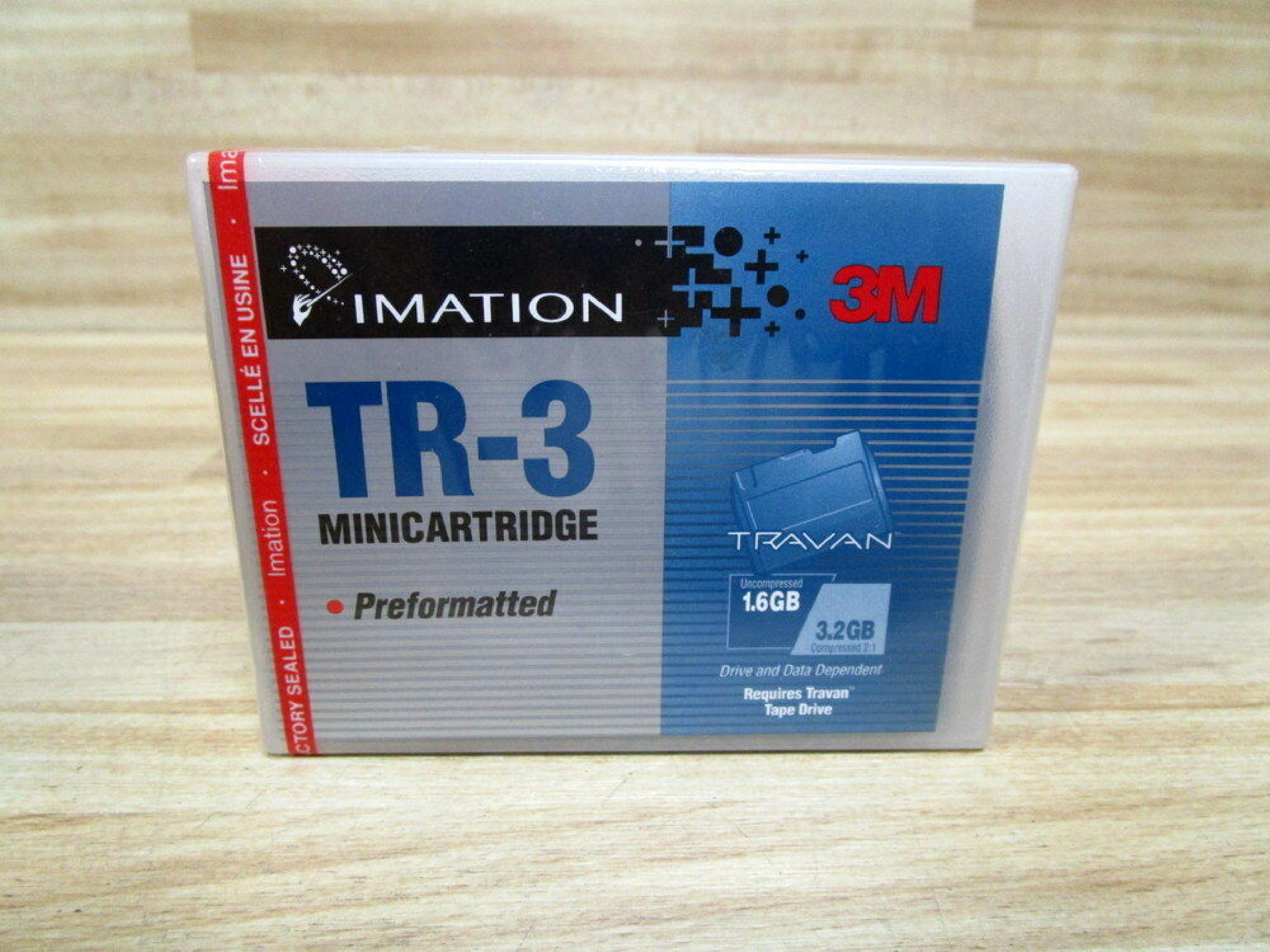 3M / IMATION TR-3 TRAVAN 1.6GB/3.2GB TRAVAN MINICARTRIDGE