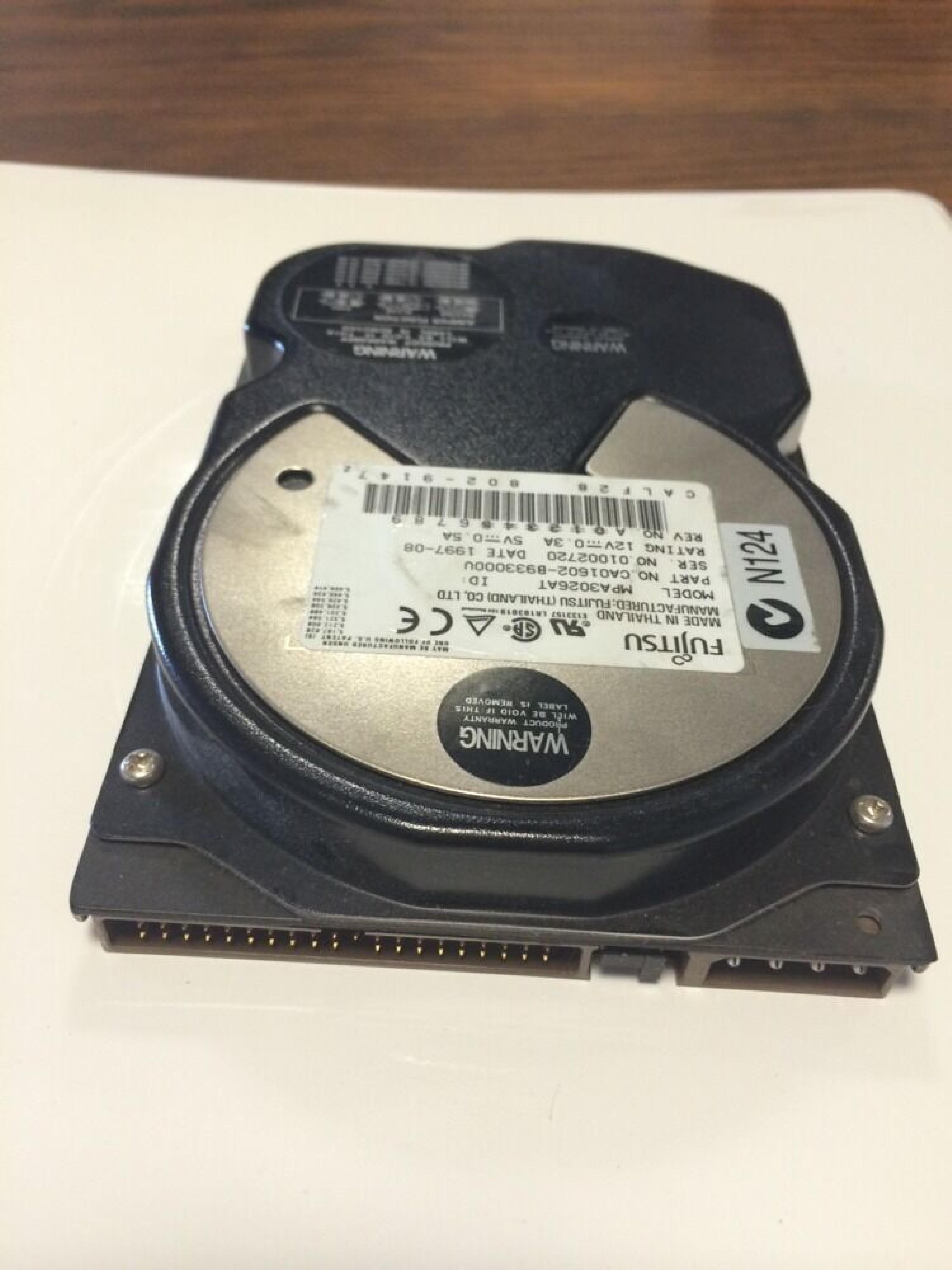 FUJITSU MPA3026AT 2.6GB 3.5 INCH IDE DRIVE - HP SERVICE SPARE