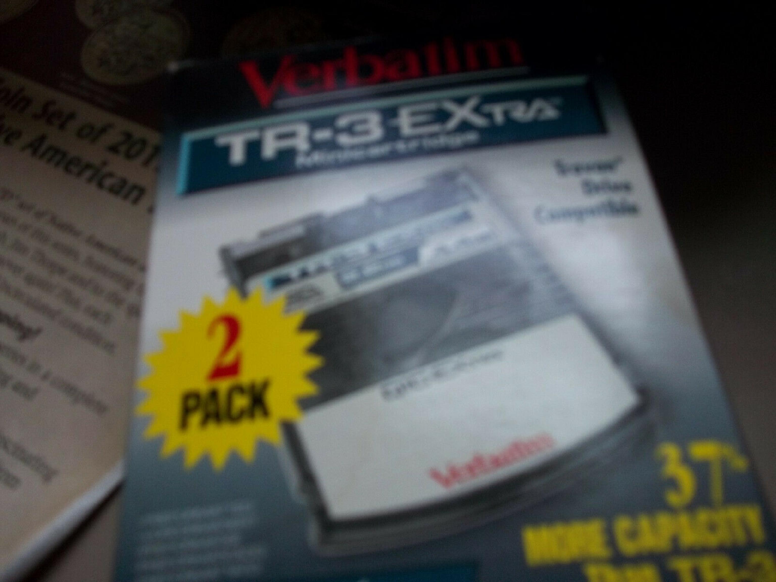 VERBATIM TR-3 EXTRA QIC-3020-MC 2.2GB/4.4GB TAPE CARTRIDGE