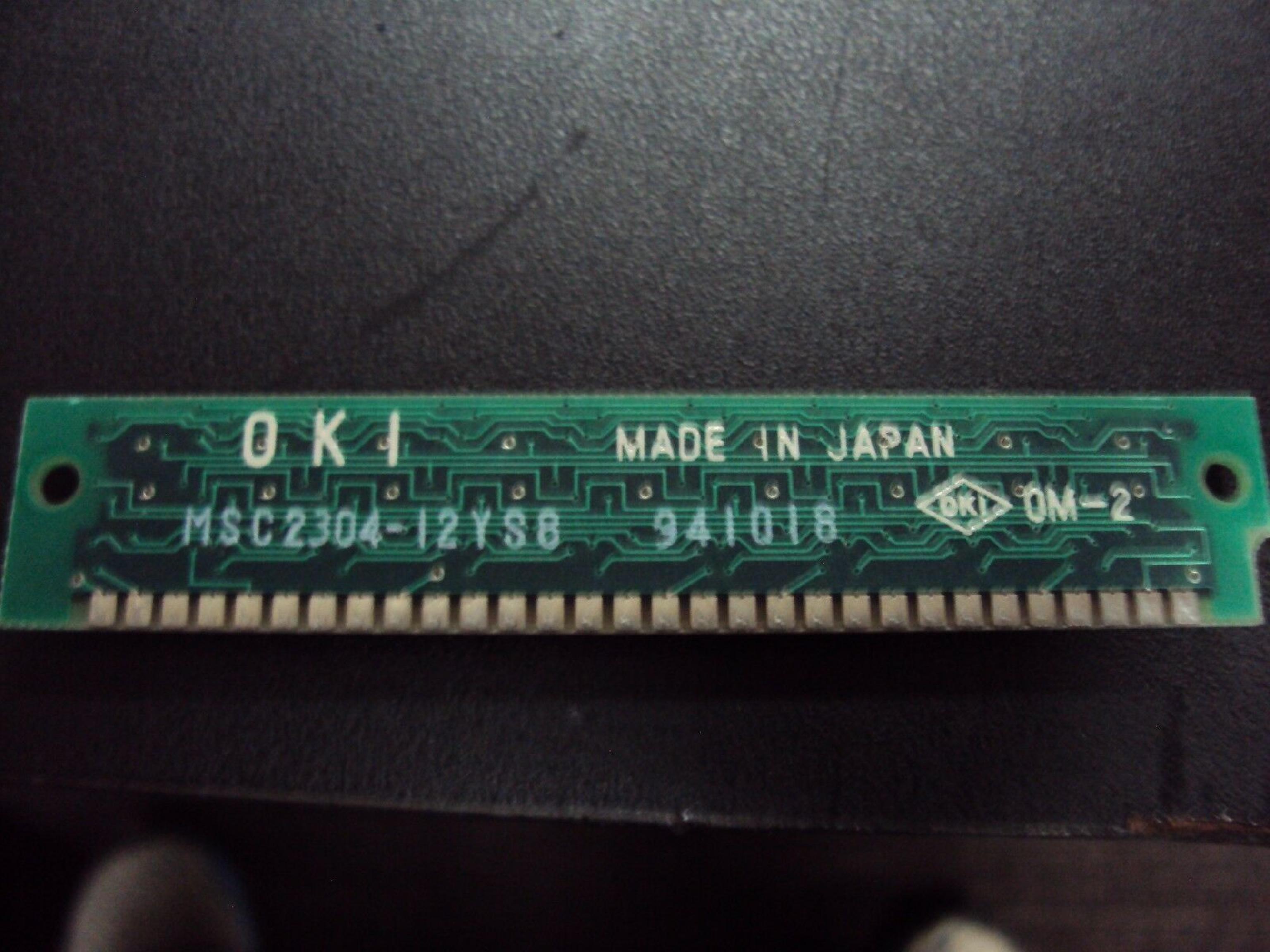 OKI M41256A 30PIN SIMM WITH PARITY