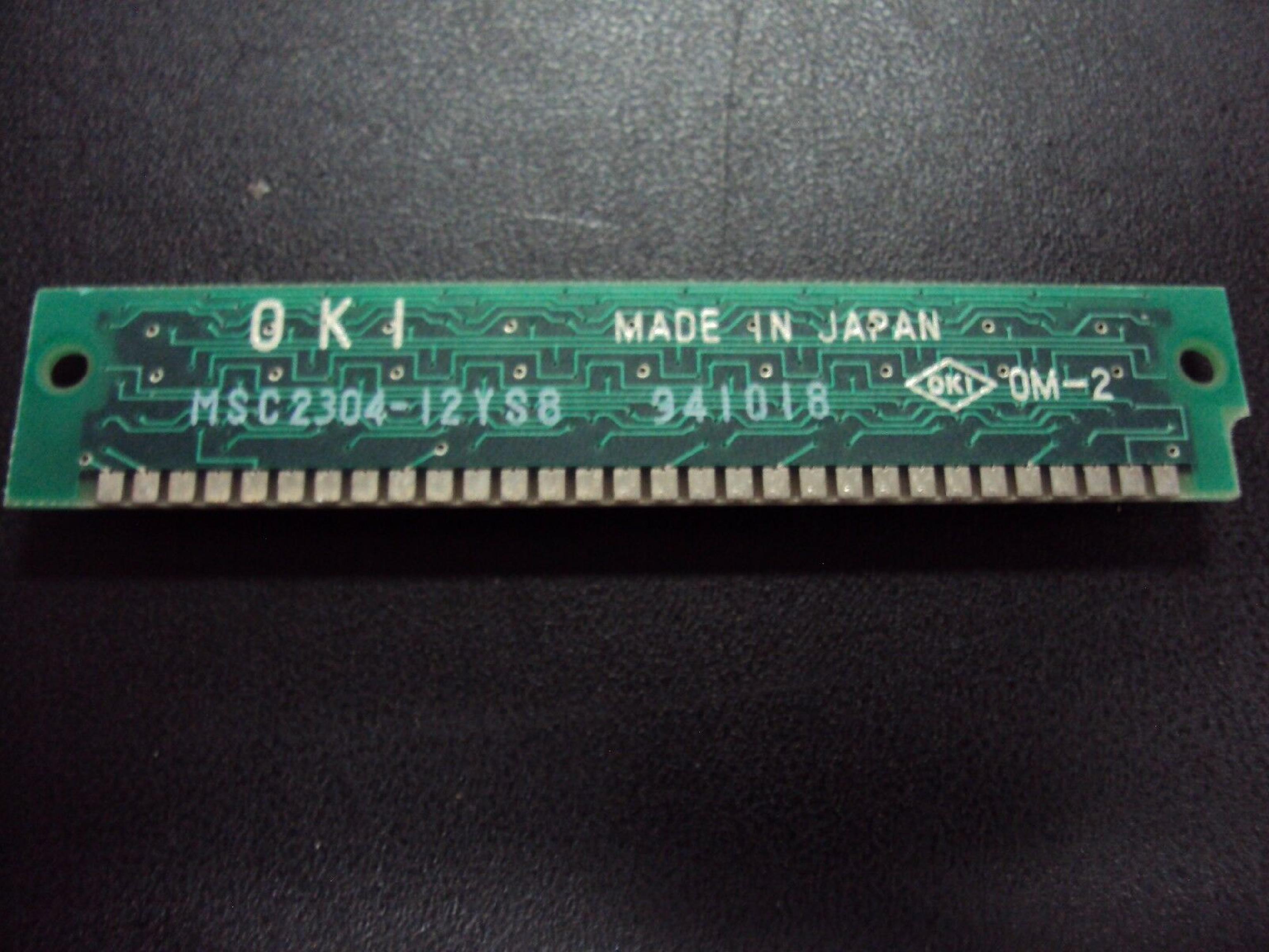 OKI M41256A 30PIN SIMM WITH PARITY