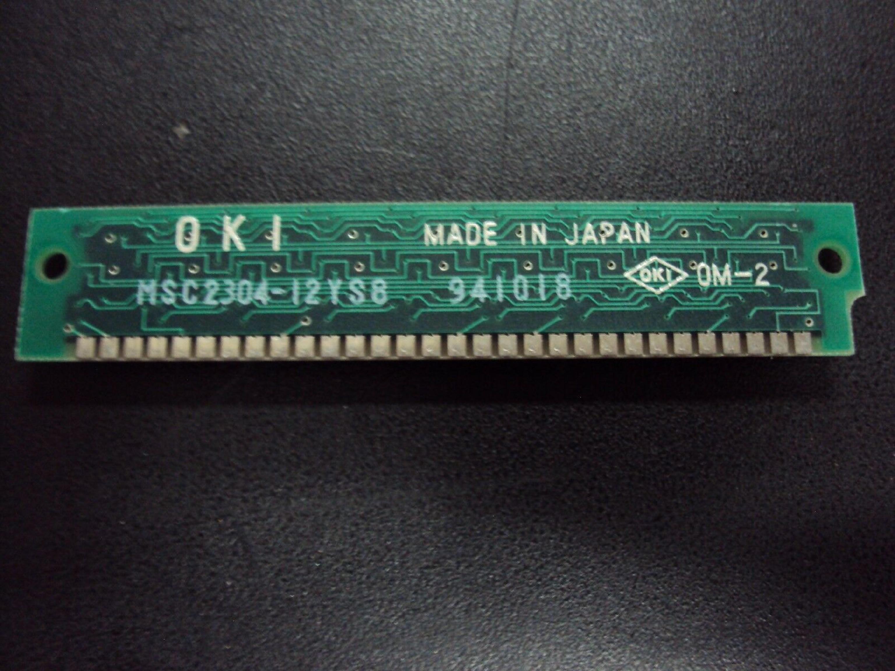 OKI M41256A 30PIN SIMM WITH PARITY