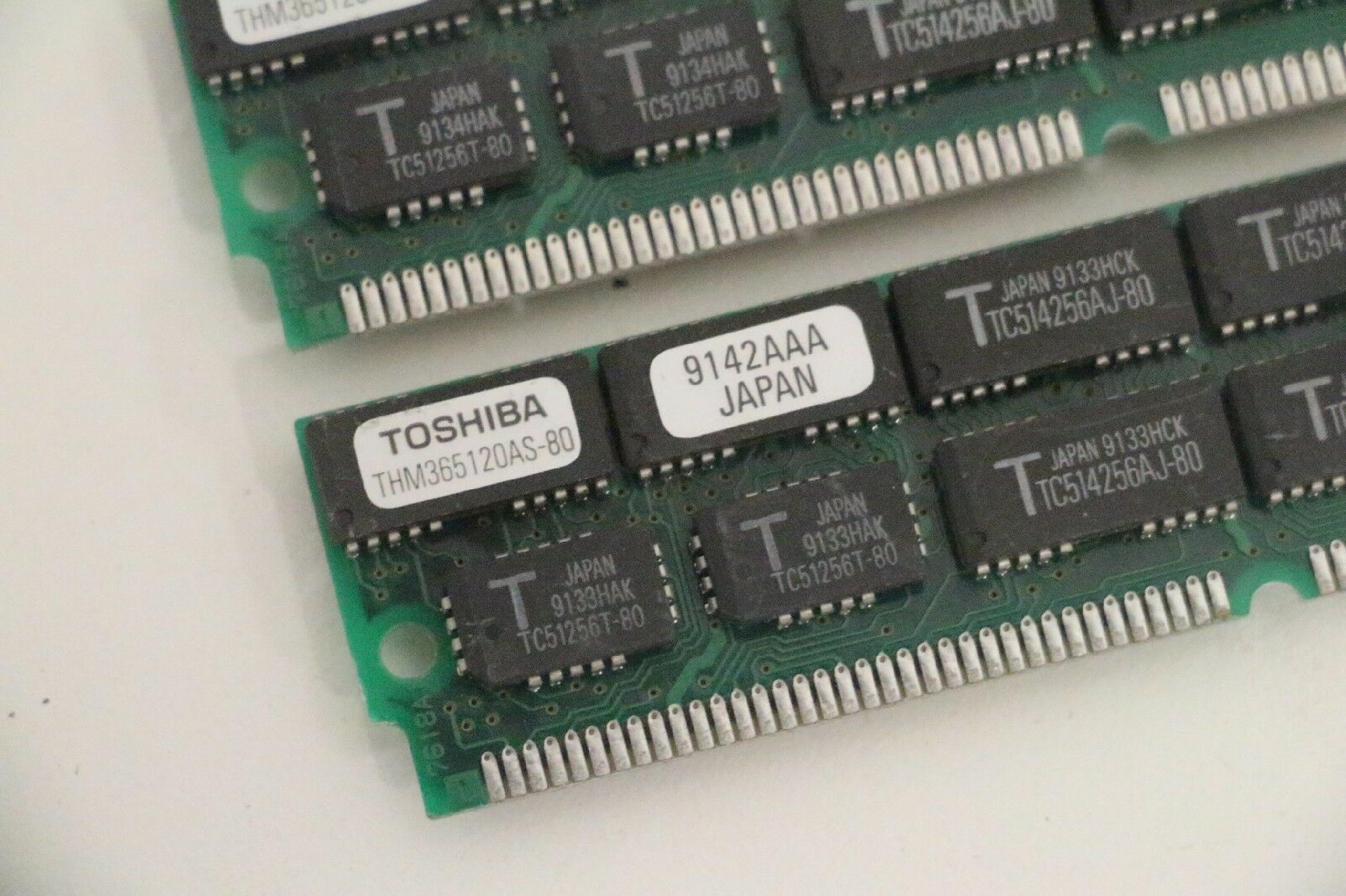 TOSHIBA THM365120AS-80 30PIN SIMM WITH PARITY