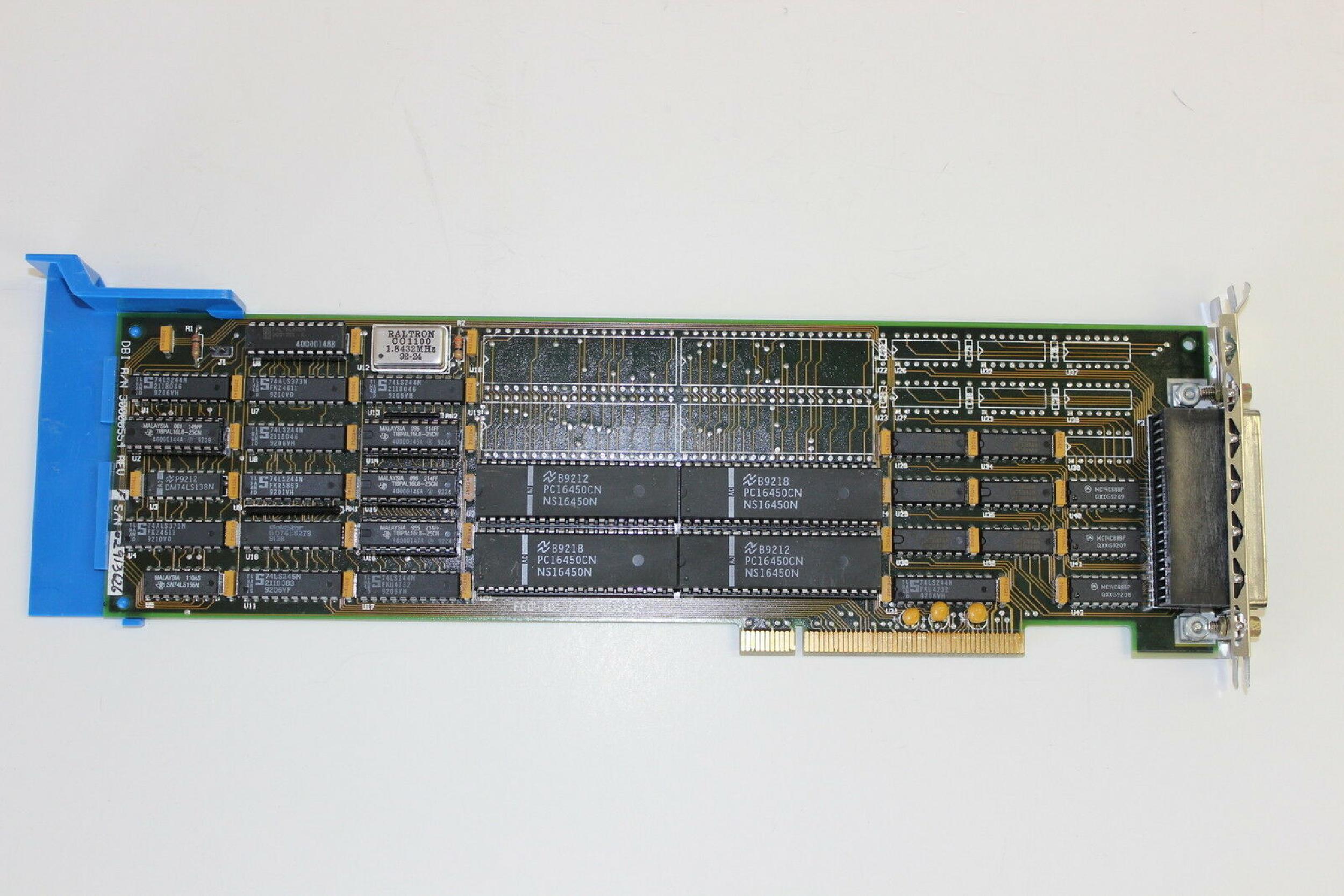 DIGI INTERNATIONAL 30000554 MCA 8 SERIAL MULTIPORT CARD MICROCHANNEL OPEN BOX, NO DOCS, NO DISKS