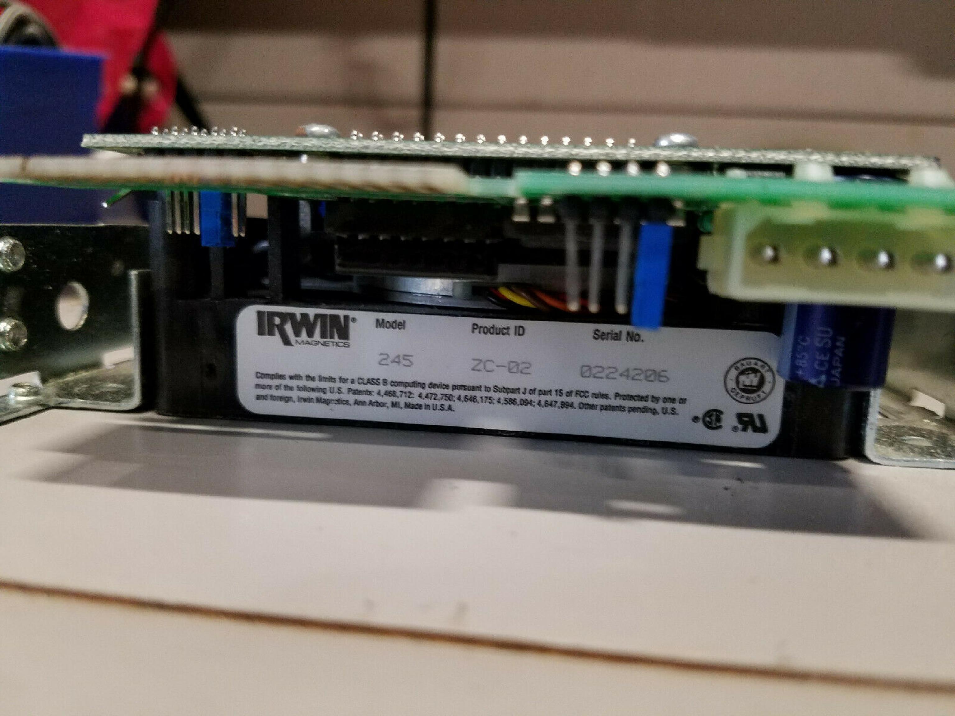 IRWIN 245 40MB FLOPPY TAPE DRIVE