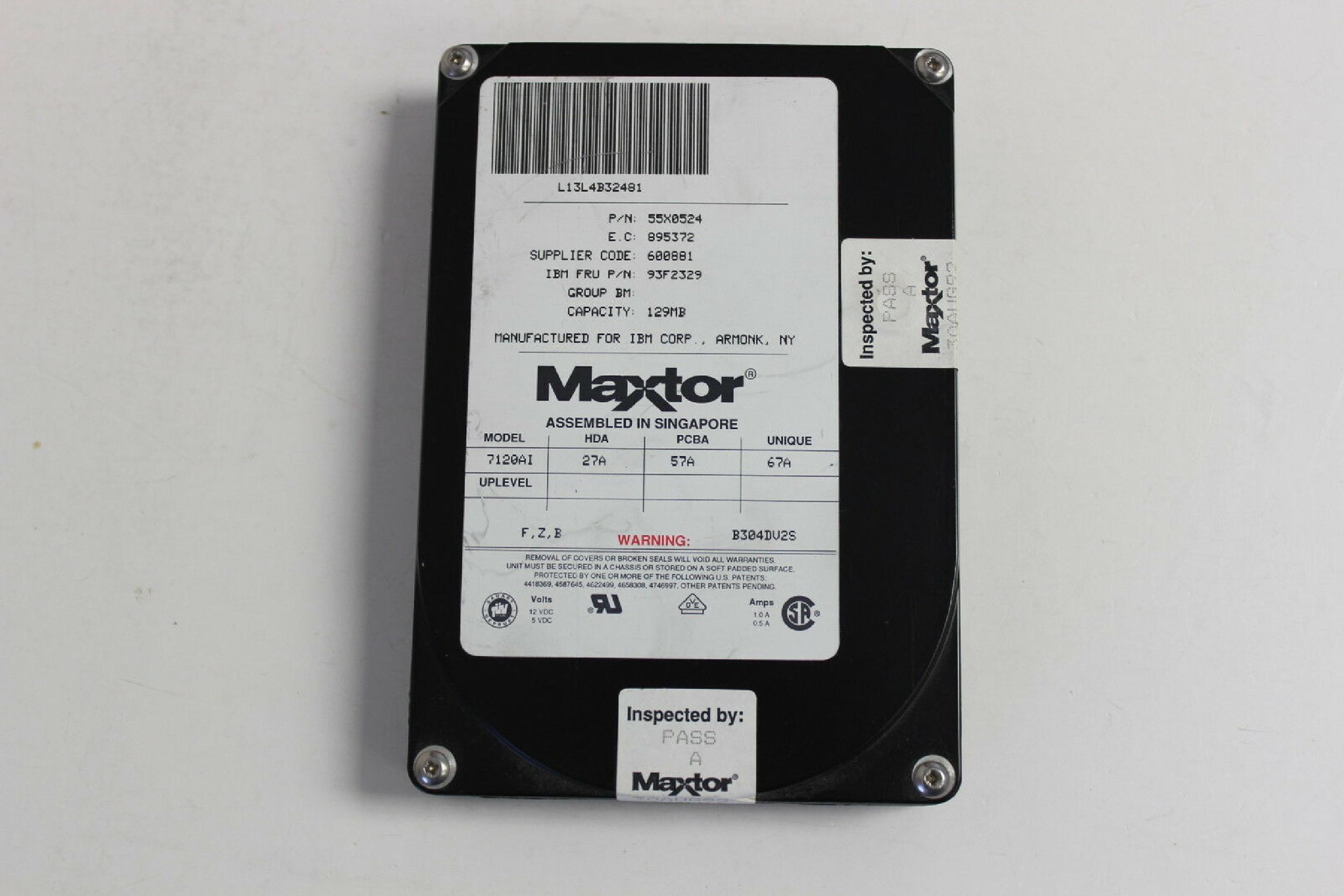 MAXTOR 93F2329 LEGACY DRIVE