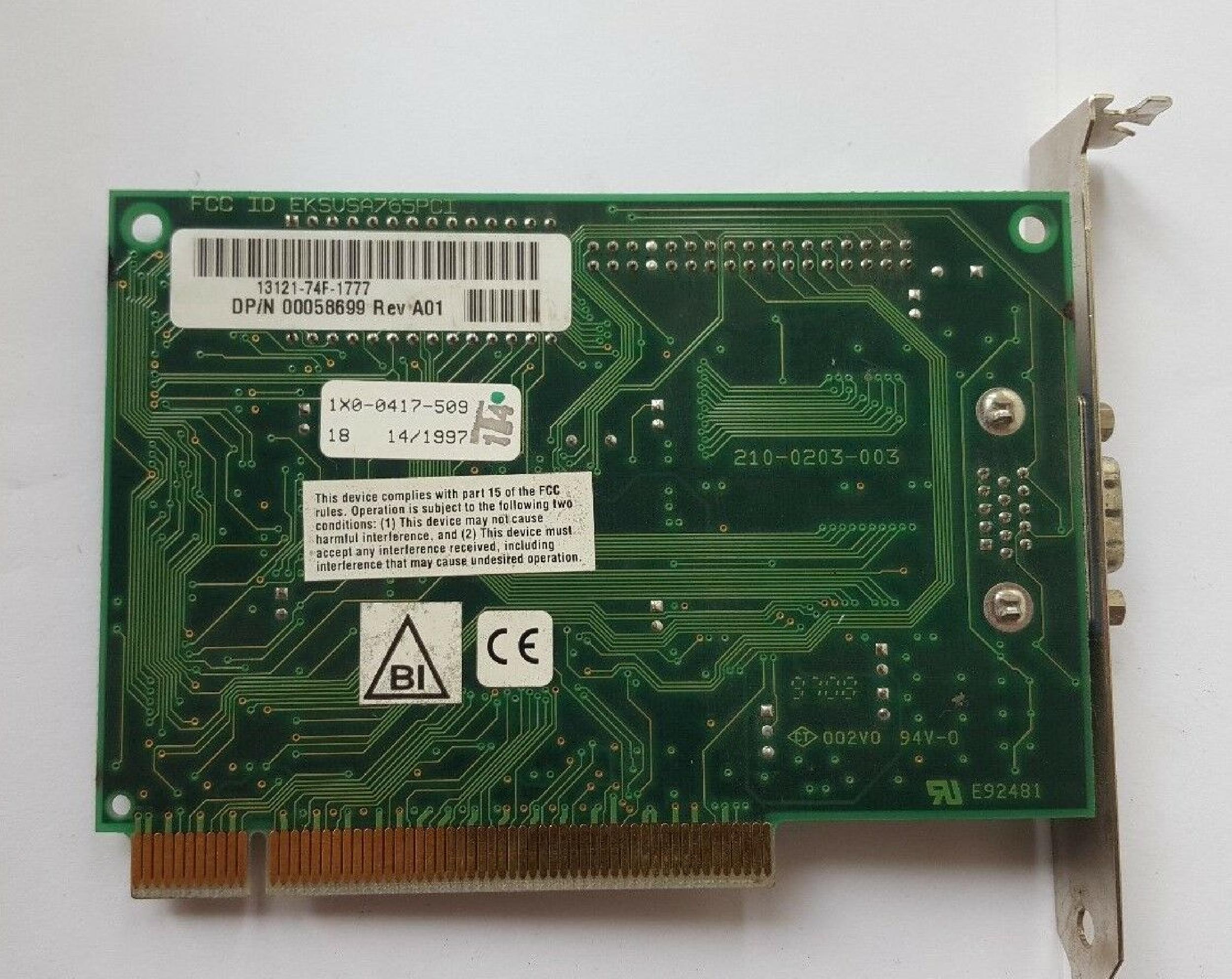 STB SYSTEMS INC EKSUSA765PCI S3 TRIO64V+ PCI