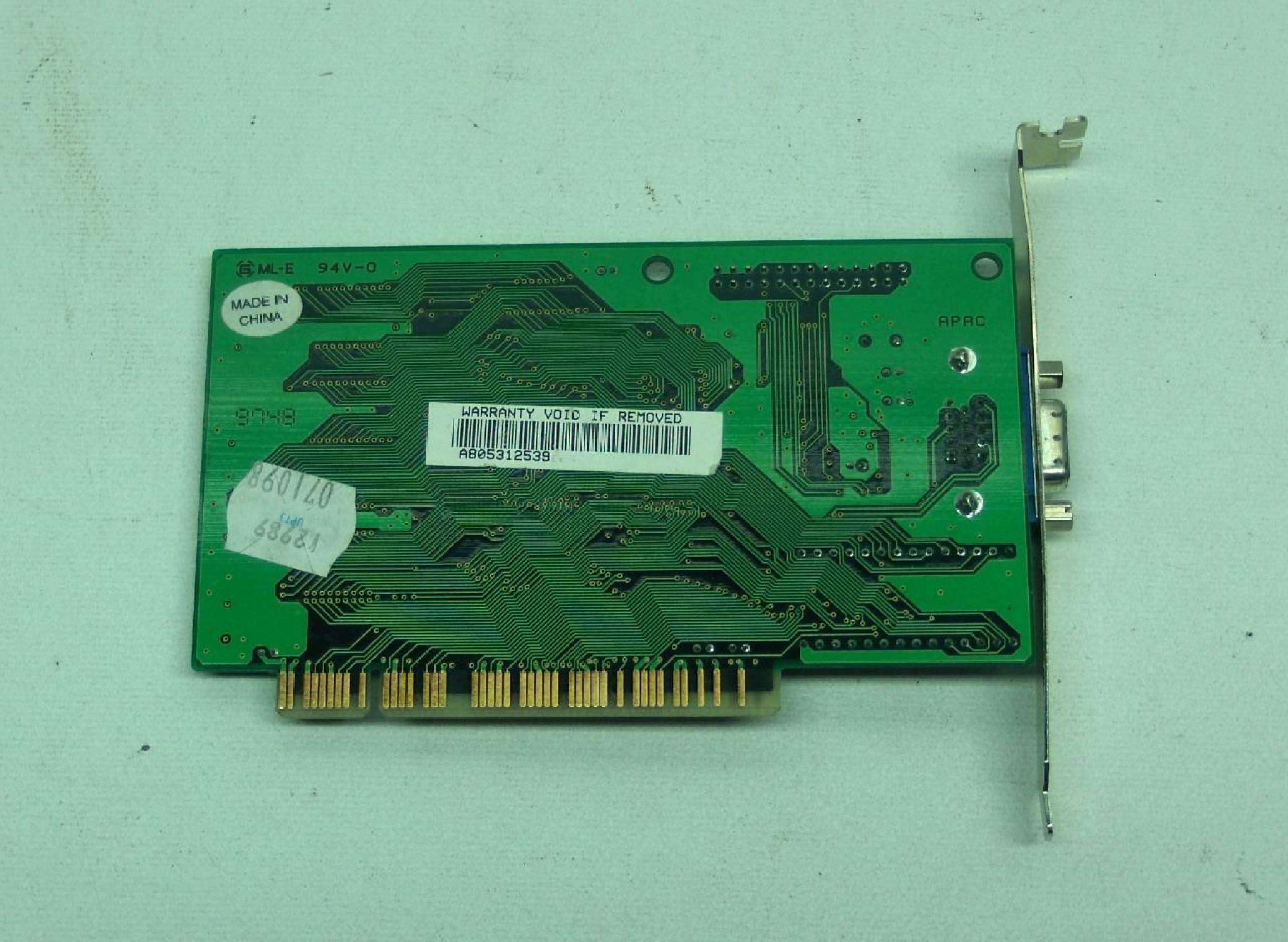 EXPERT COLOR / APAC / S3 GRAPHICS S3-375/775 PCI VGA 2MB RAM CARD S3 VIRGE/DX 86C375