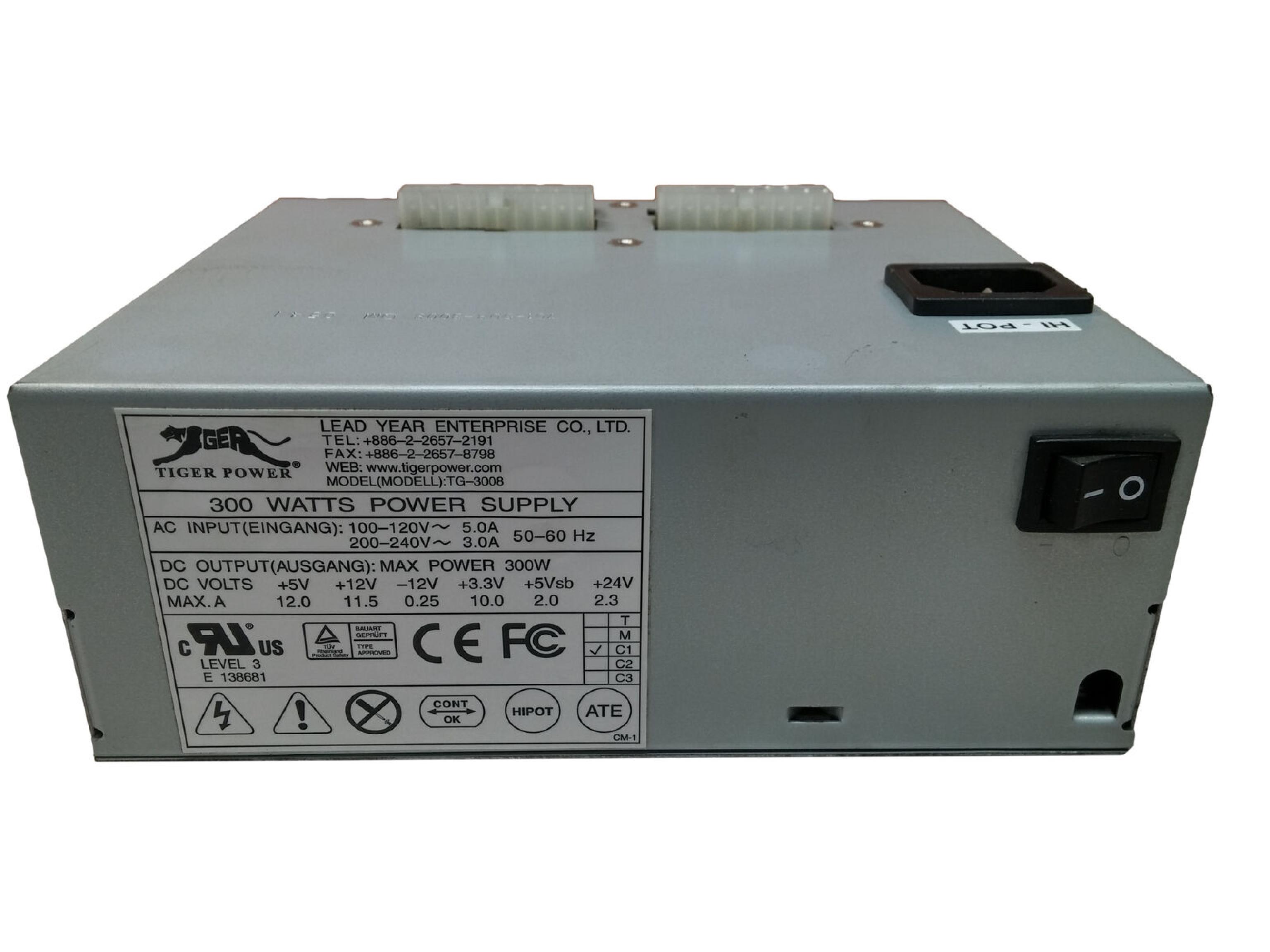 TIGER POWER TG-3008 300W POWER SUPPLY