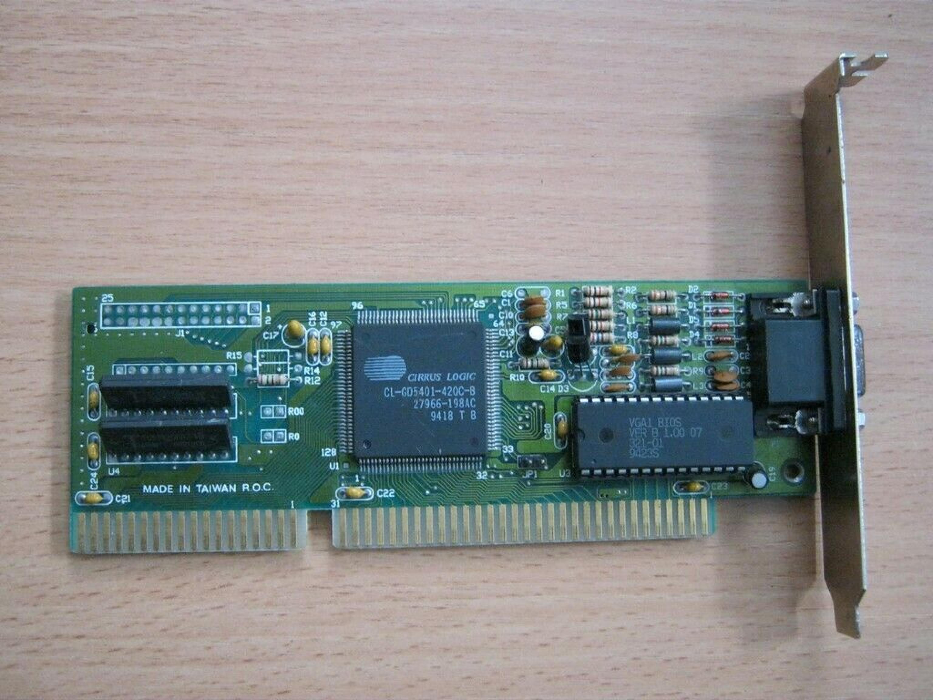 CIRRUS CL-GD5401-42QC-B ISA VIDEO CARD