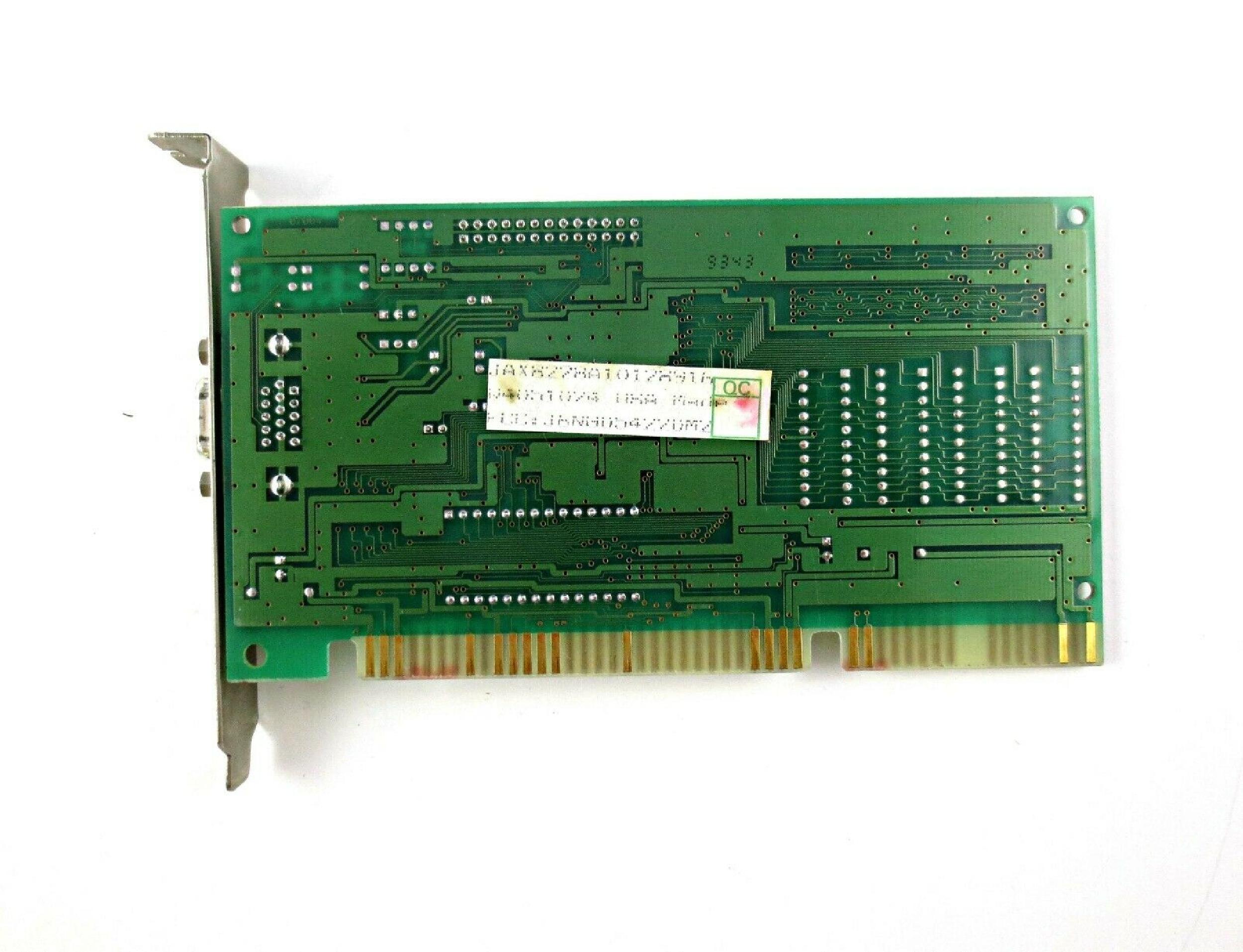 CIRRUS LOGIC JAX-8228 ISA VIDEO CARD CL-GD5422-80QC-D