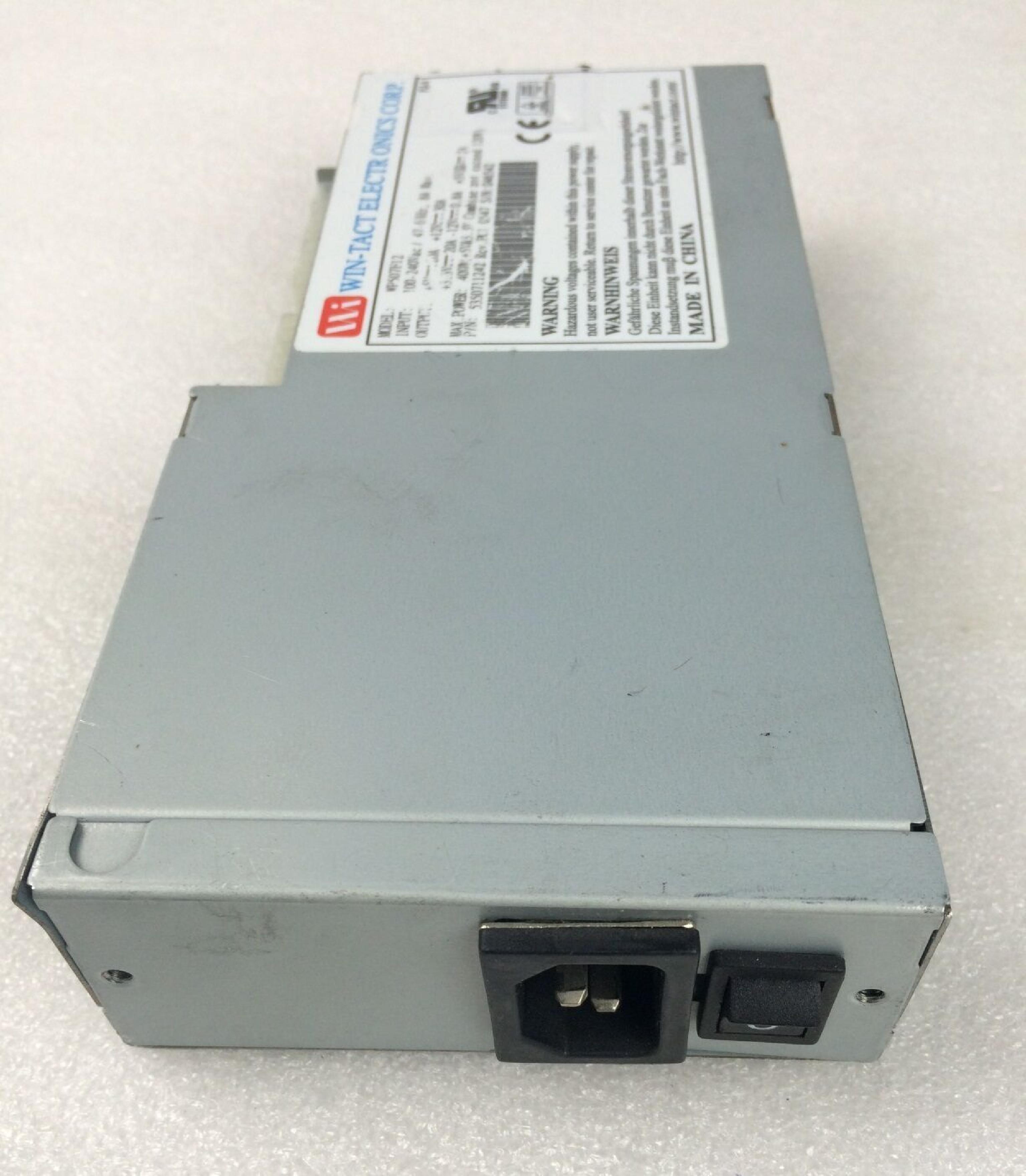 WIN-TACT ELECTRONICS CORP. WP507F12 IU POWER SUPPLY 400W 24PIN ATX