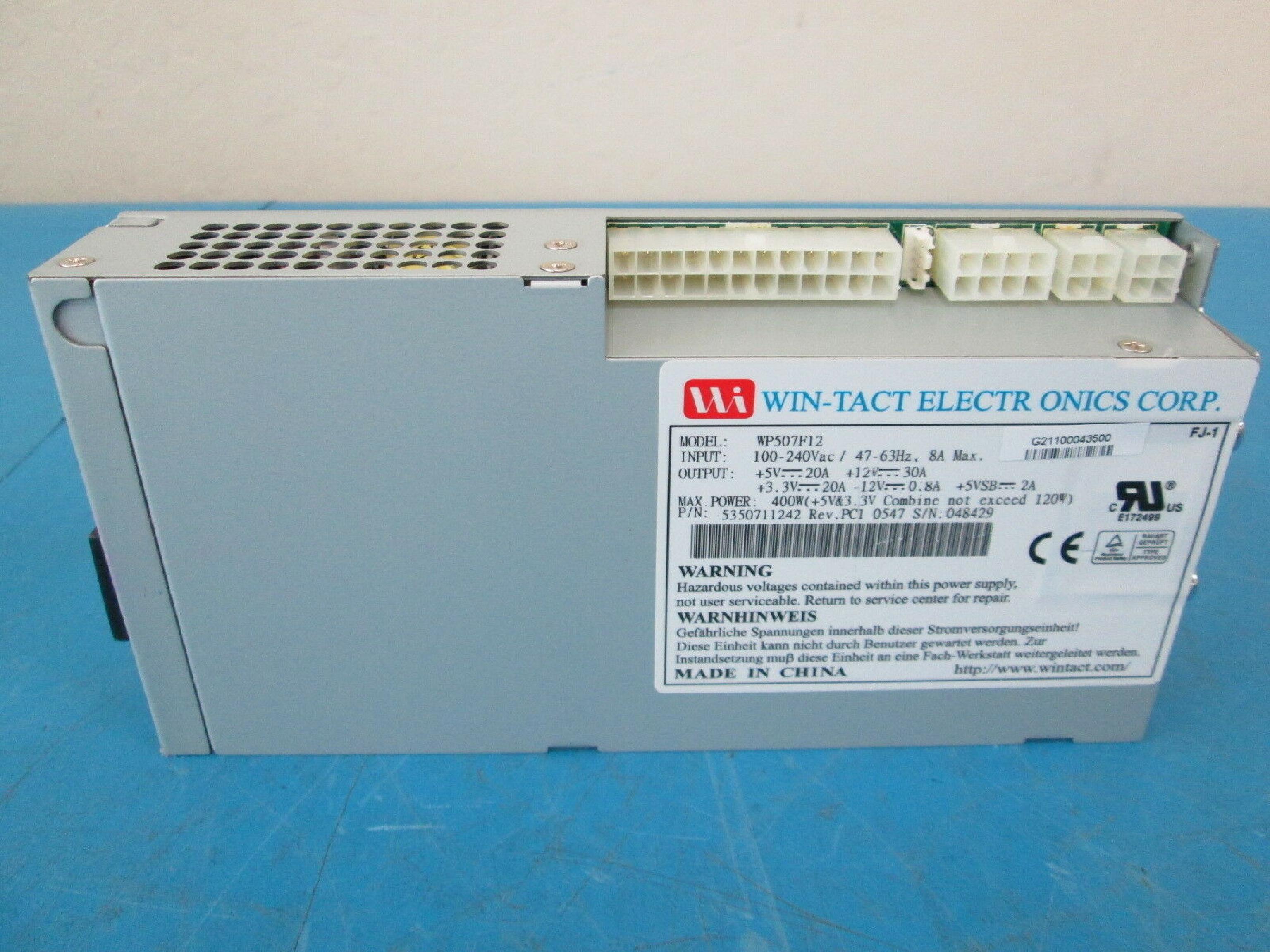 WIN-TACT ELECTRONICS CORP. 5350711242 IU POWER SUPPLY 400W 24PIN ATX