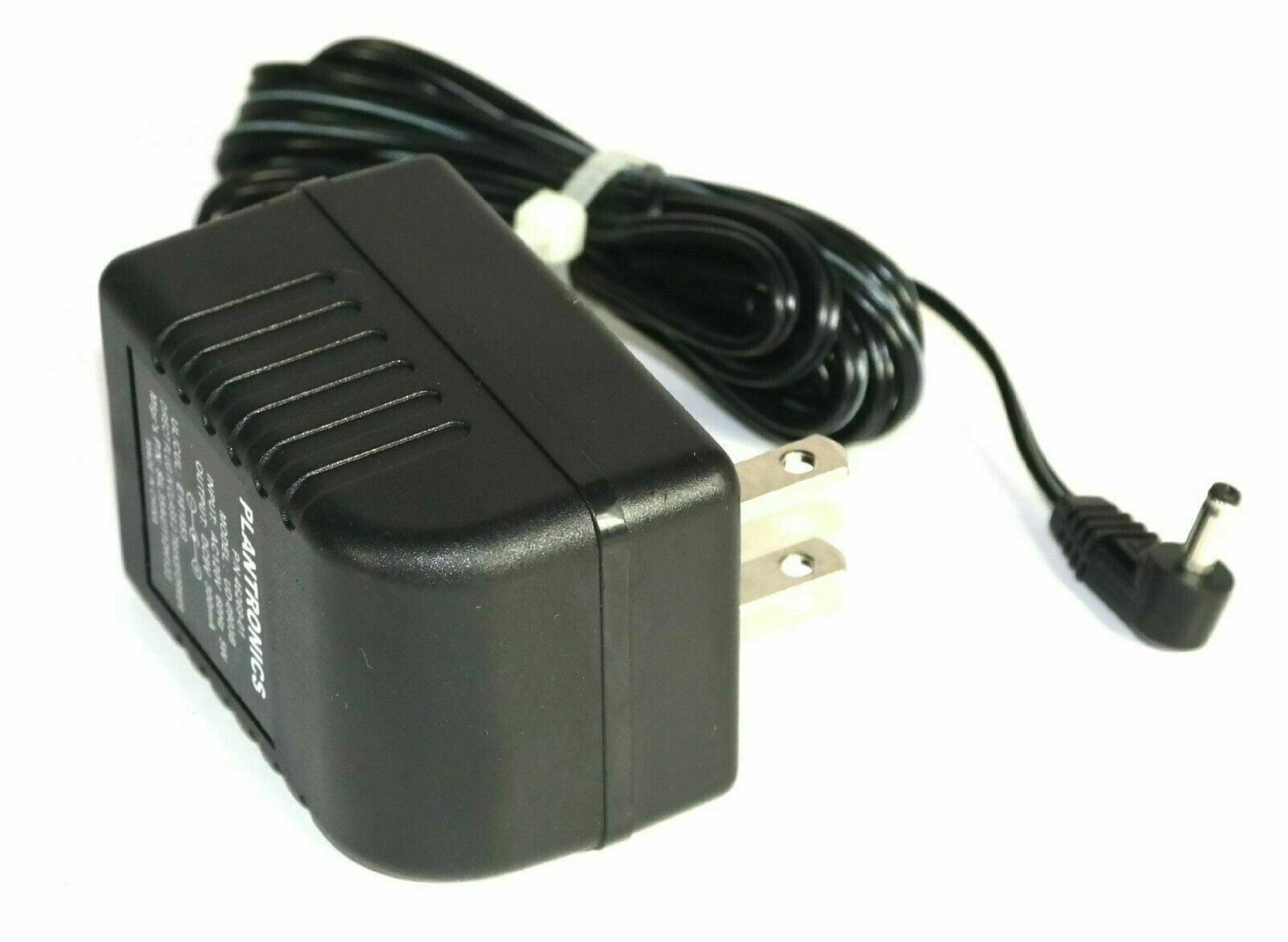 PLANTRONICS 46269-01 AC ADAPTER 9VDC 300MA, 12FT CABLE WITH BARREL CONNECTOR, OD:3.8MM, ID:1.3MM, WALL STYLE