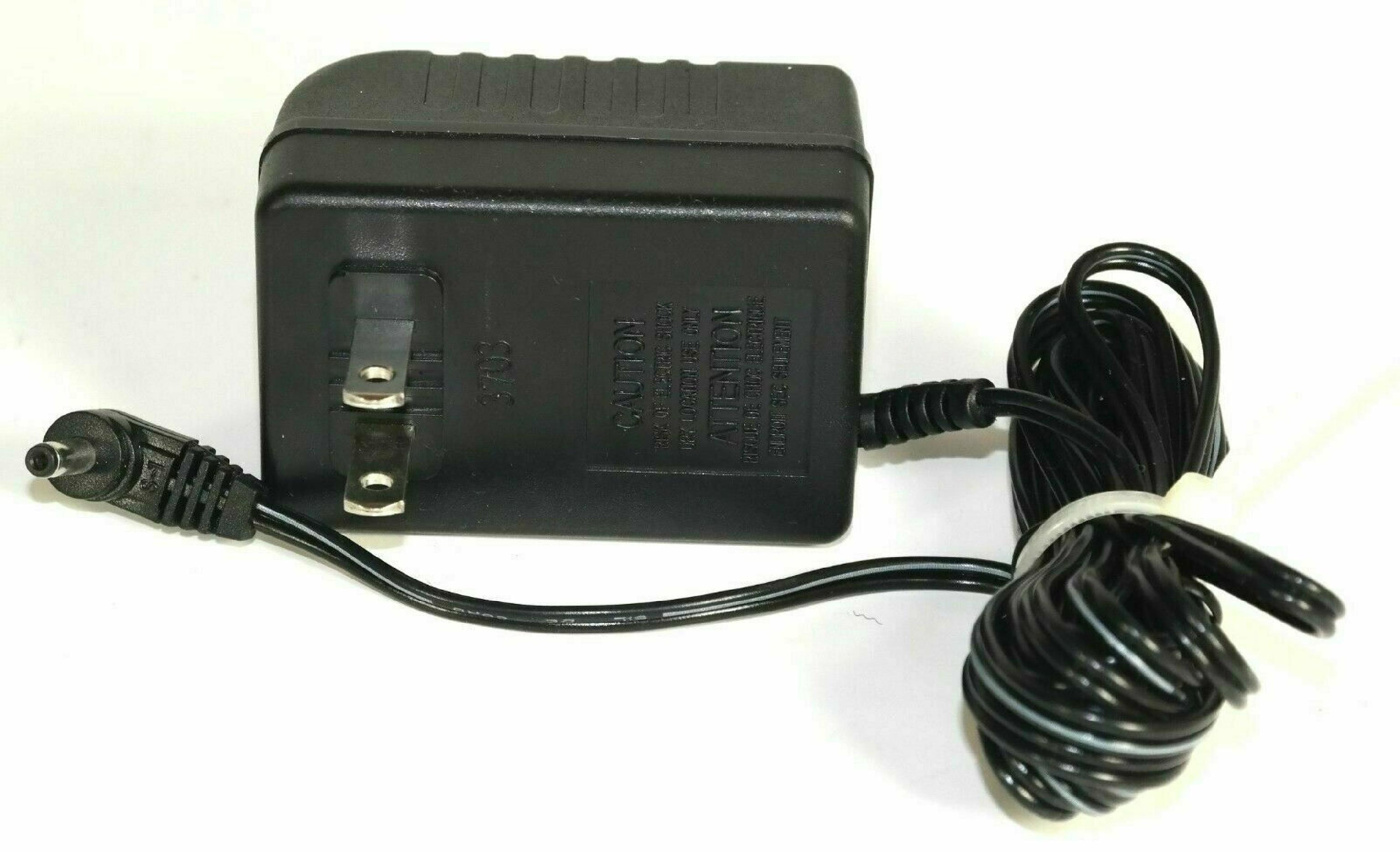 PLANTRONICS 46269-01 AC ADAPTER 9VDC 300MA, 12FT CABLE WITH BARREL CONNECTOR, OD:3.8MM, ID:1.3MM, WALL STYLE