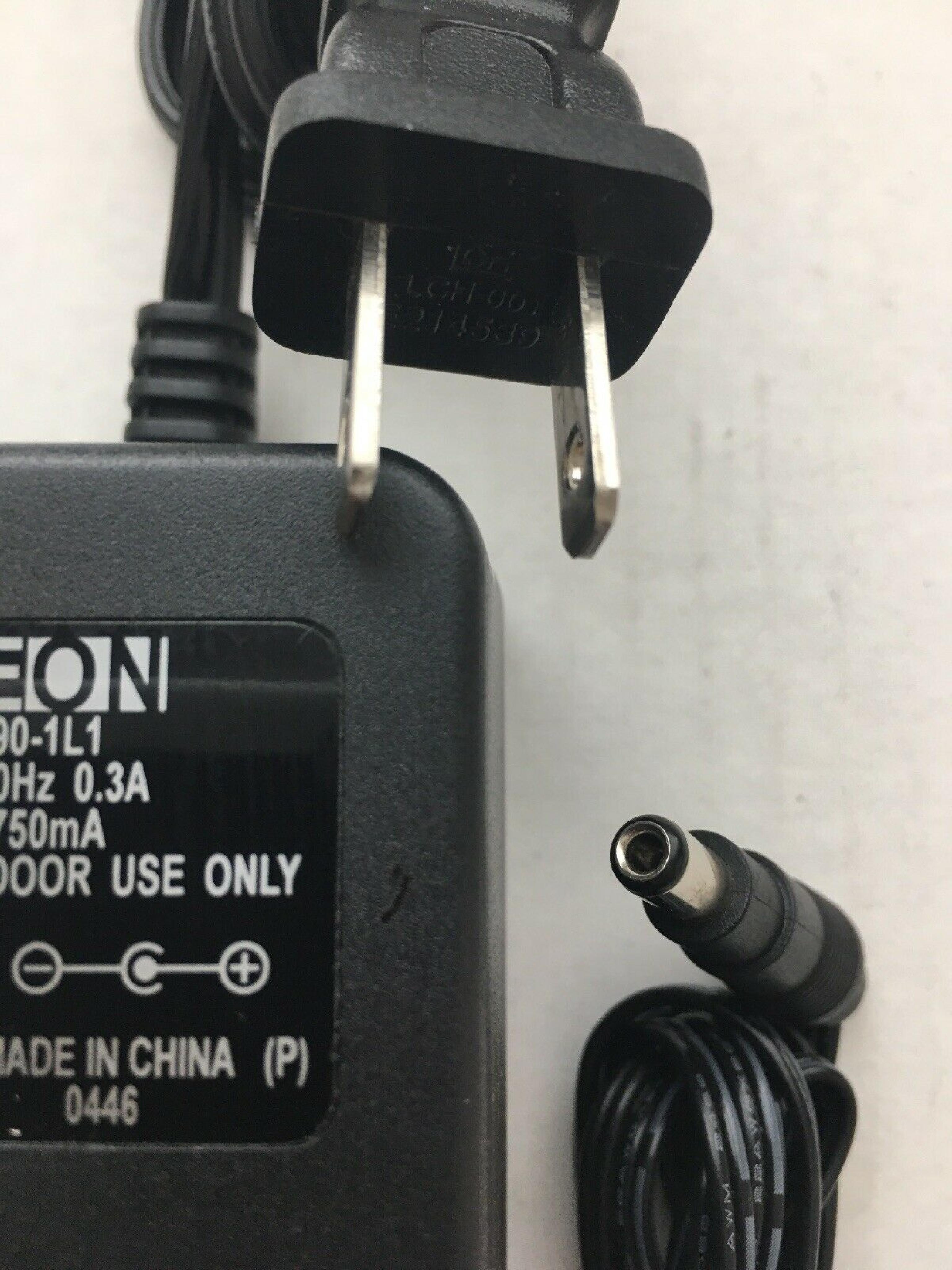 LITEON PB-1090-1L1 AC ADAPTER 12VDC 750MA, 6FT CABLE WITH BARREL CONNECTOR, OD:5.3MM, ID:2.4MM, DESKTOP STYLE, NEGATIVE OUTSIDE POLE