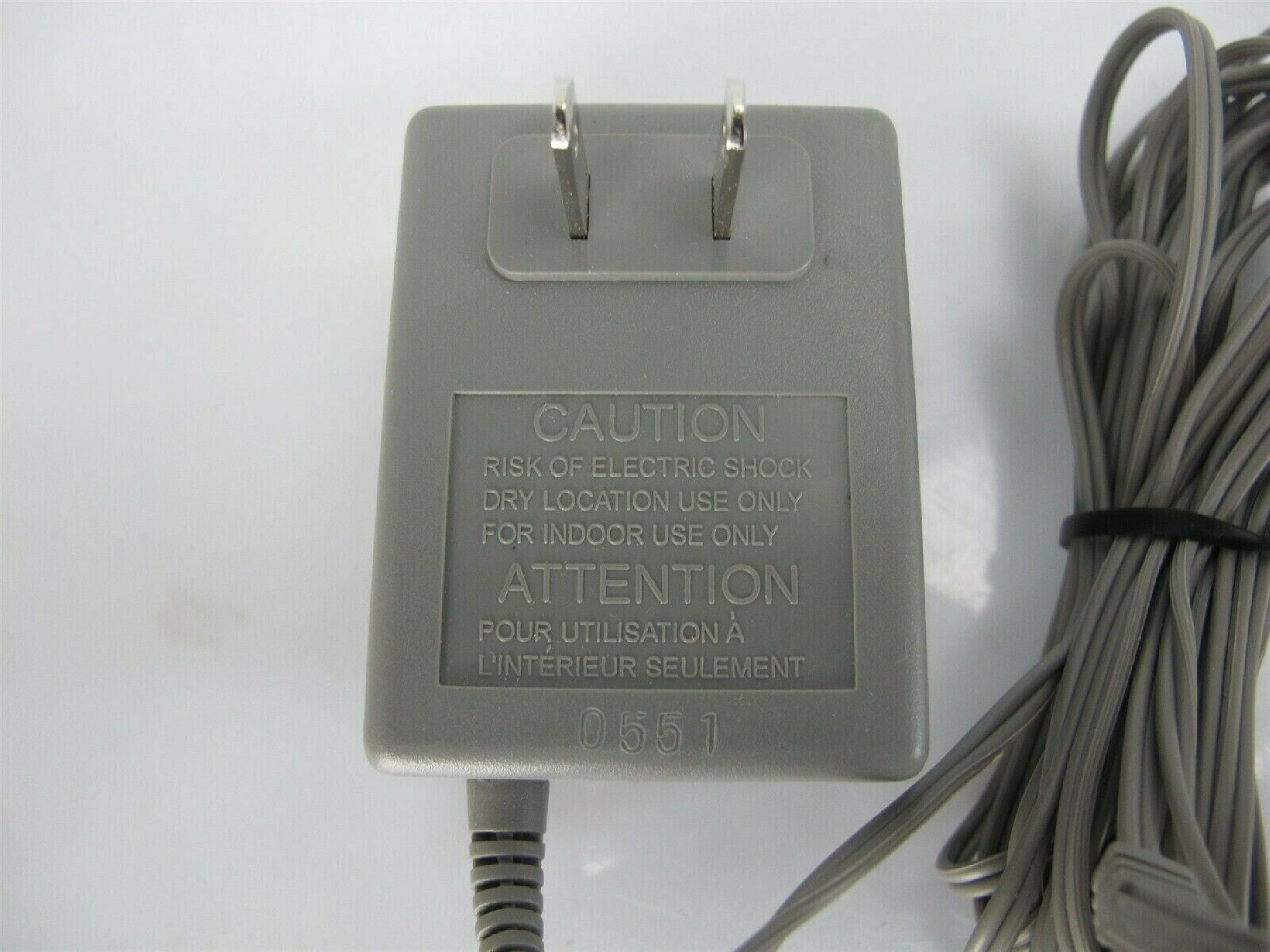 GENERIC MKA-41160250 AC ADAPTER 16VAC 250MA, 6FT CABLE WITH BARREL CONNECTOR, OD:5.5MM, ID:2.5MM, WALL STYLE