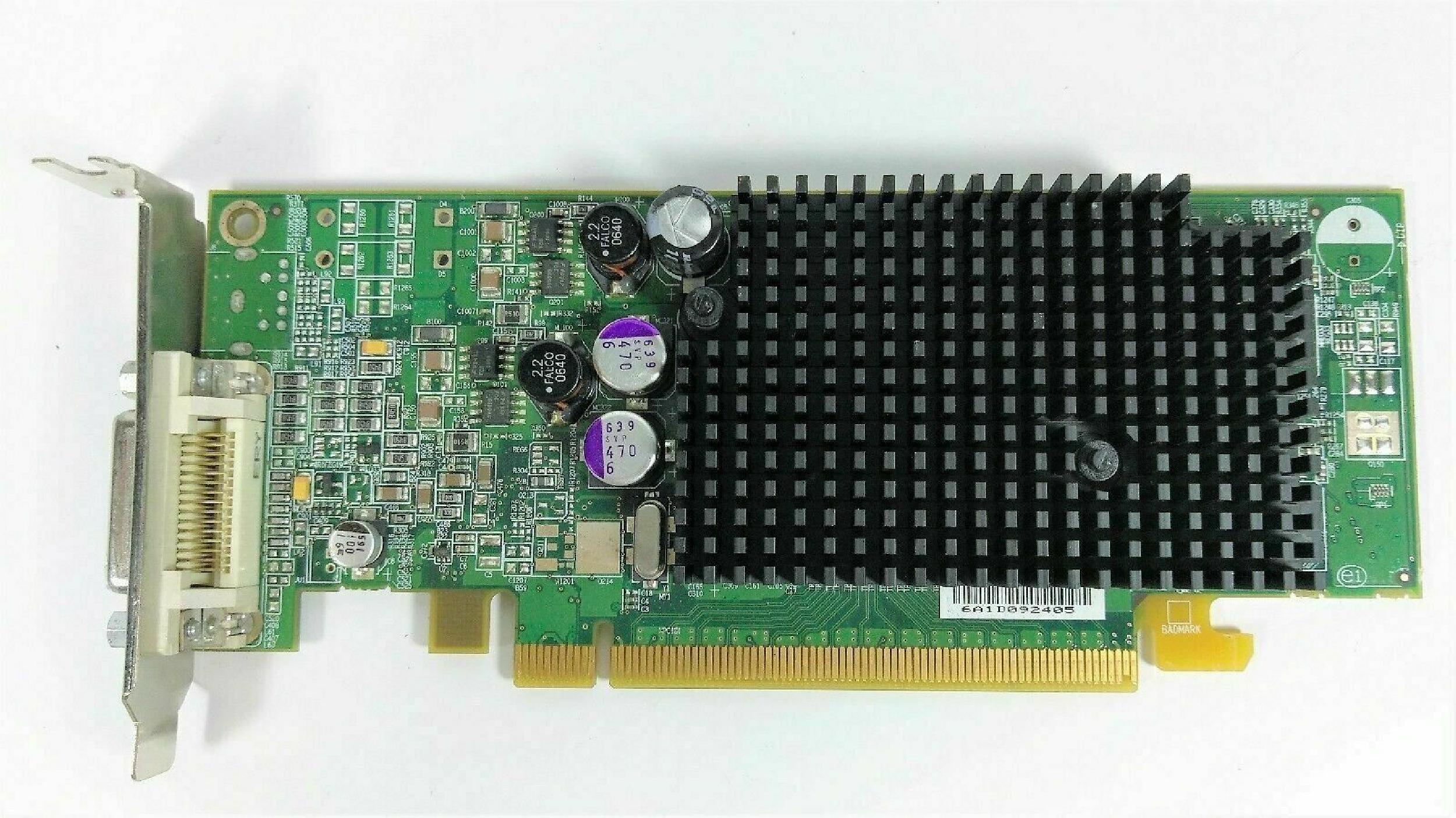 ATI 109-A62931-01 128MB PCI-E PCI EXPRESS VIDEO CARD WITH DVI PORT DMS-59 OUTPUT RADEON X600