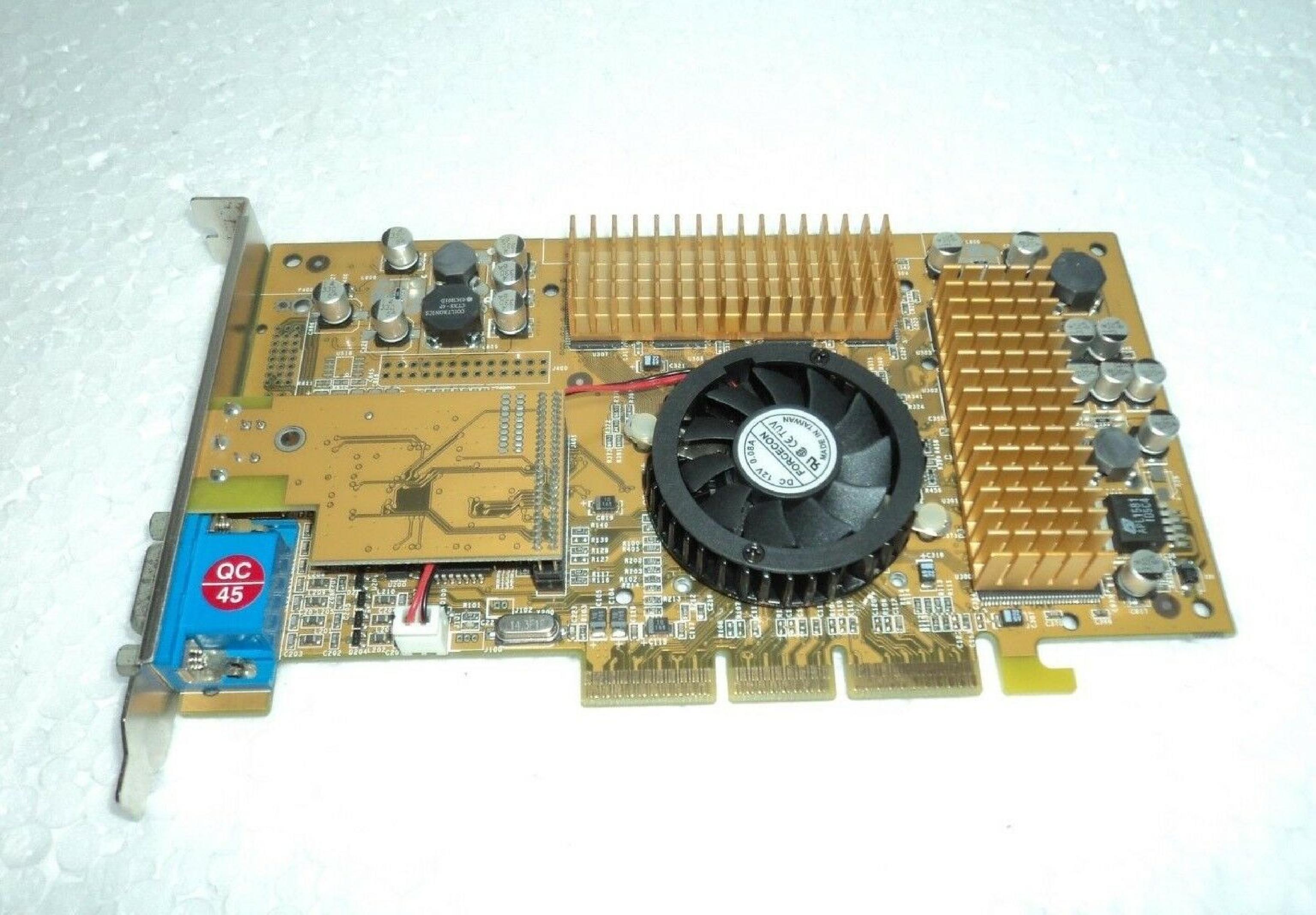 NVIDIA 180-50032-0000-A 64MB AGP VIDEO CARD QUADRO2 PRO WITH VGA AND DVI PORTS