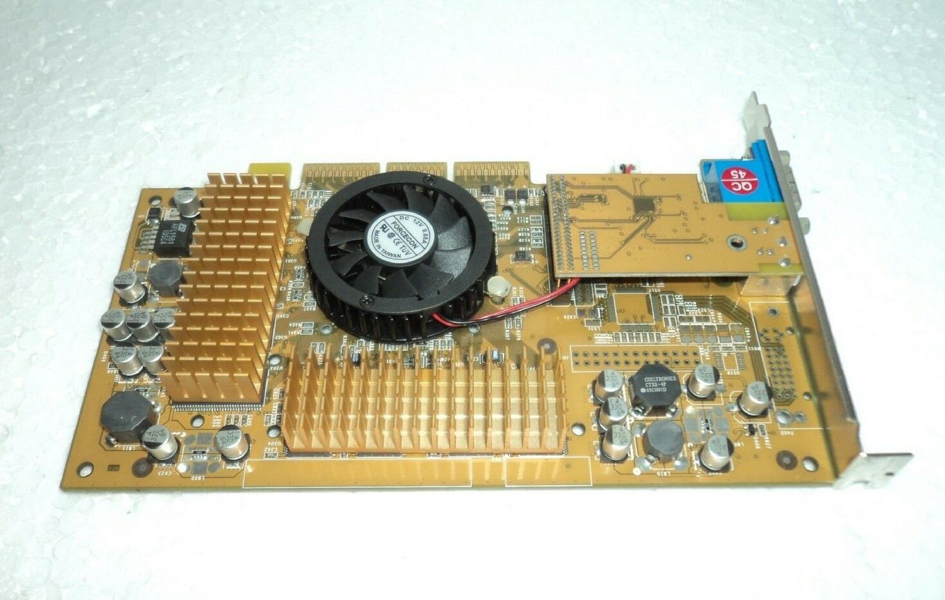 NVIDIA 180-50032-0000-A 64MB AGP VIDEO CARD QUADRO2 PRO WITH VGA AND DVI PORTS