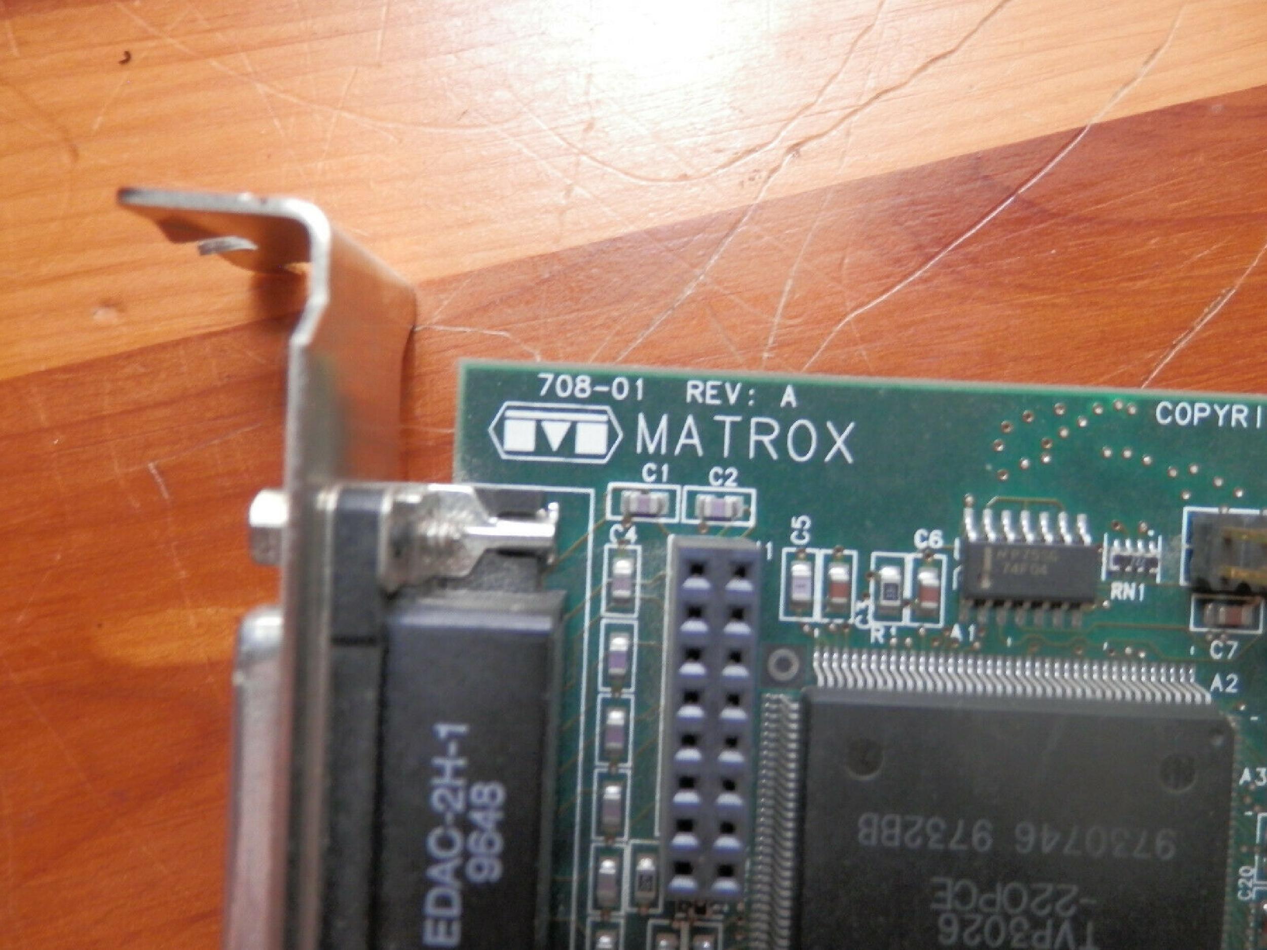 MATROX MIL2P/4N 4MB PCI VIDEO CARD MILLENIUM WITH VGA AND PORTS MGA-2164WP-C