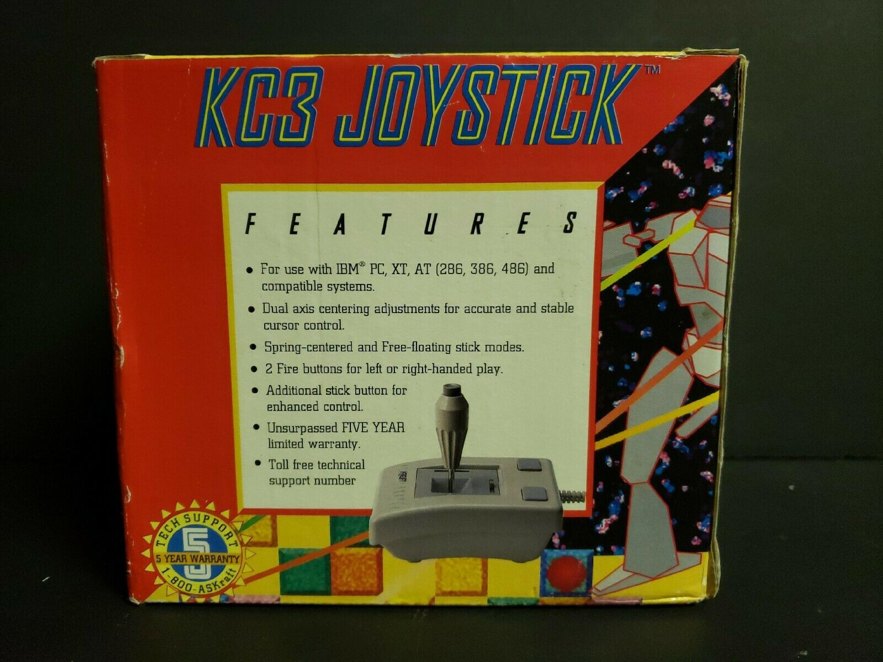 KRAFT SYSTEMS KC3 APPLE AND IBM COMPATIBLE JOYSTICK