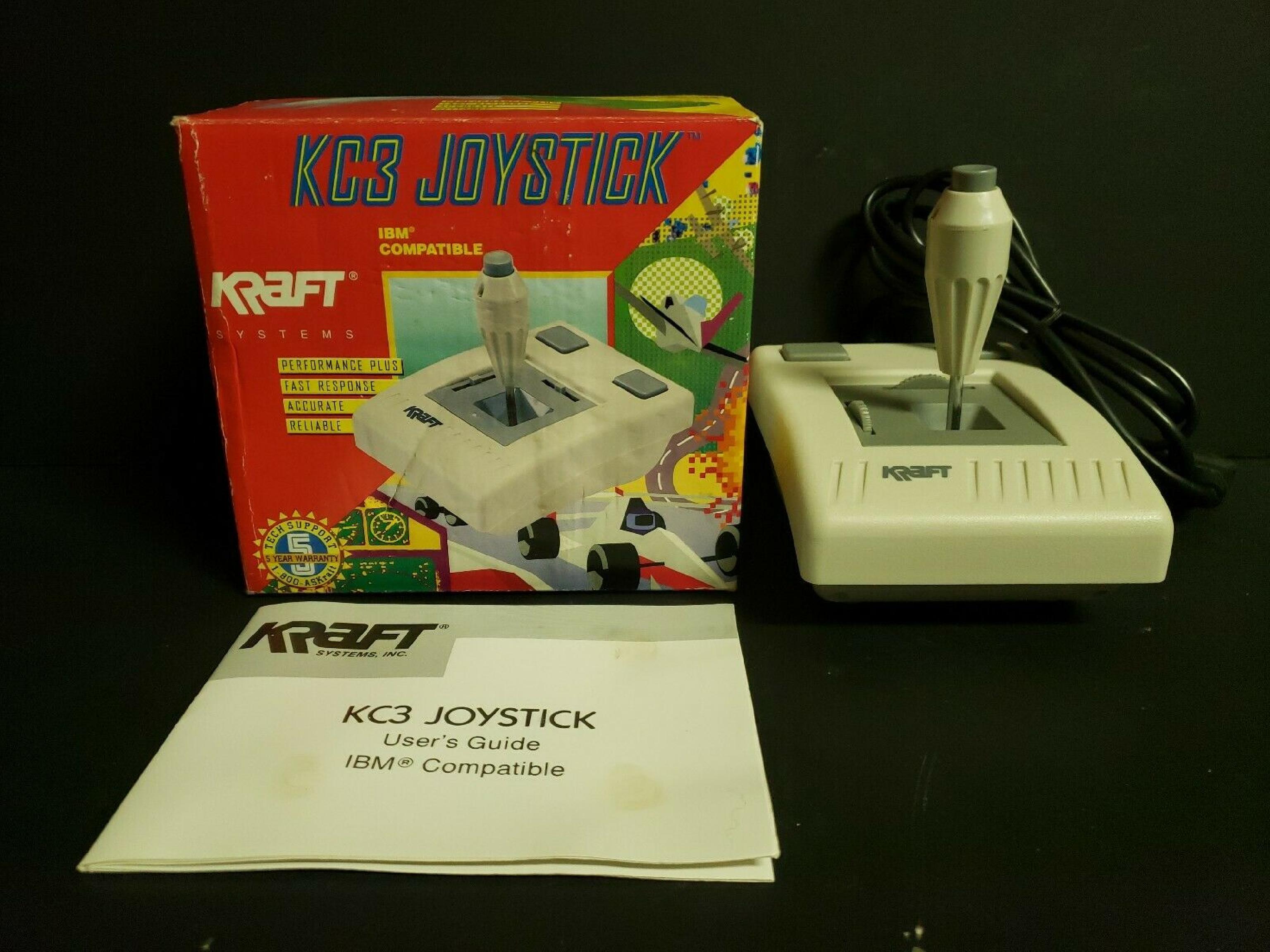 KRAFT SYSTEMS KC3 APPLE AND IBM COMPATIBLE JOYSTICK