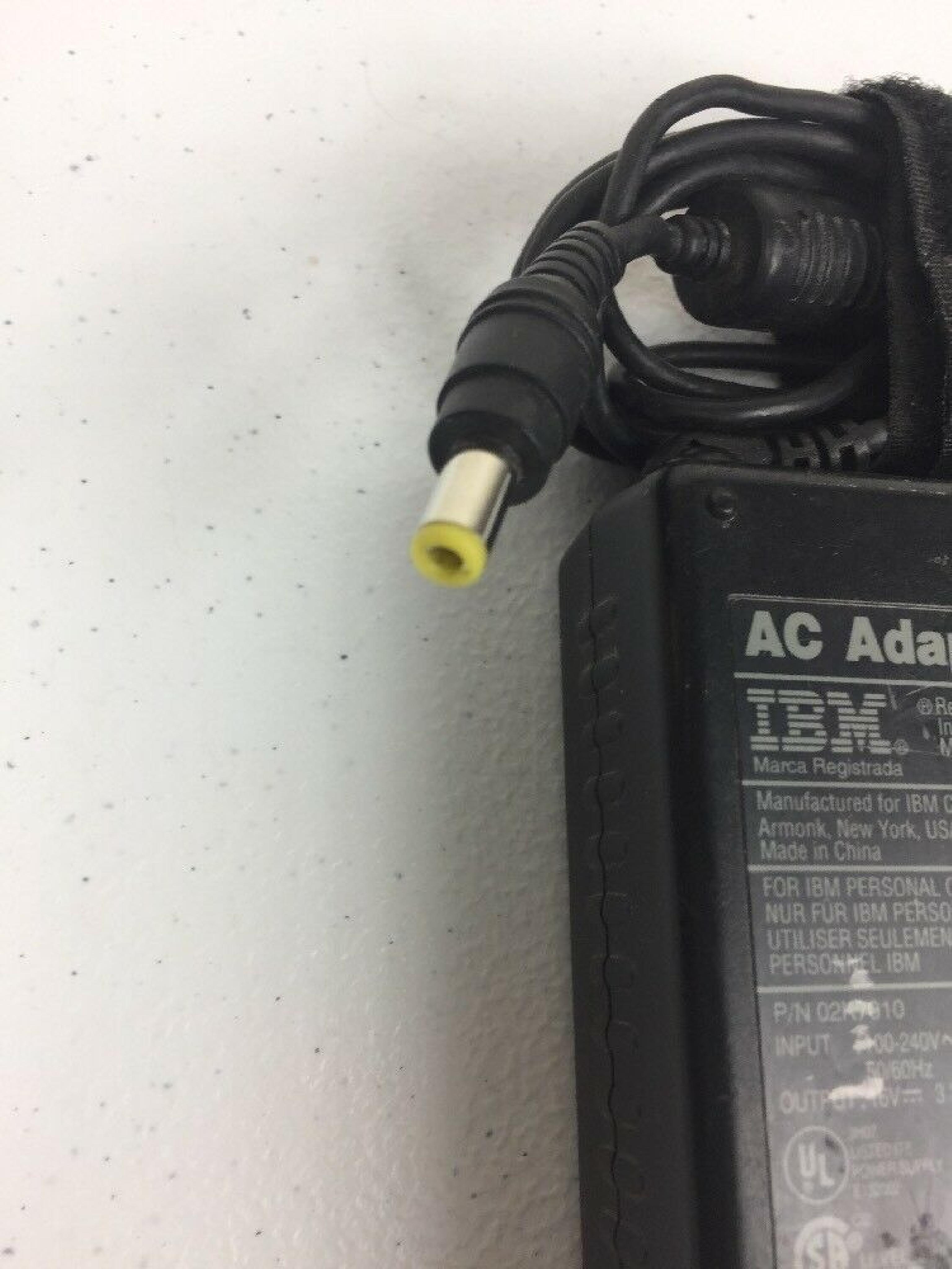 IBM AA20210 16V DC 3.36A AC ADAPTER WITH BARREL CONNECTOR