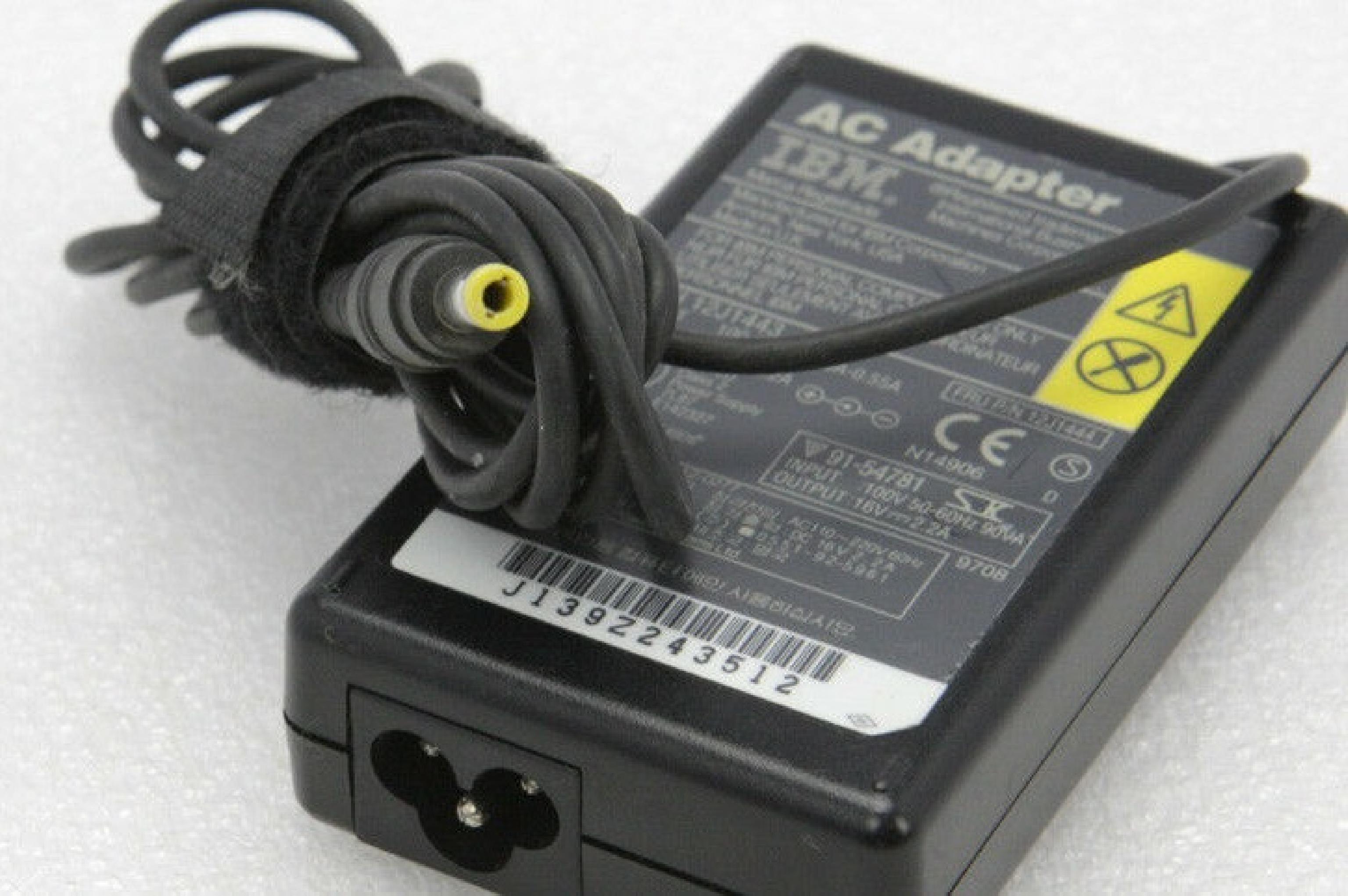 IBM 12J1444 16V DC 2.2A AC ADAPTER WITH BARREL CONNECTOR