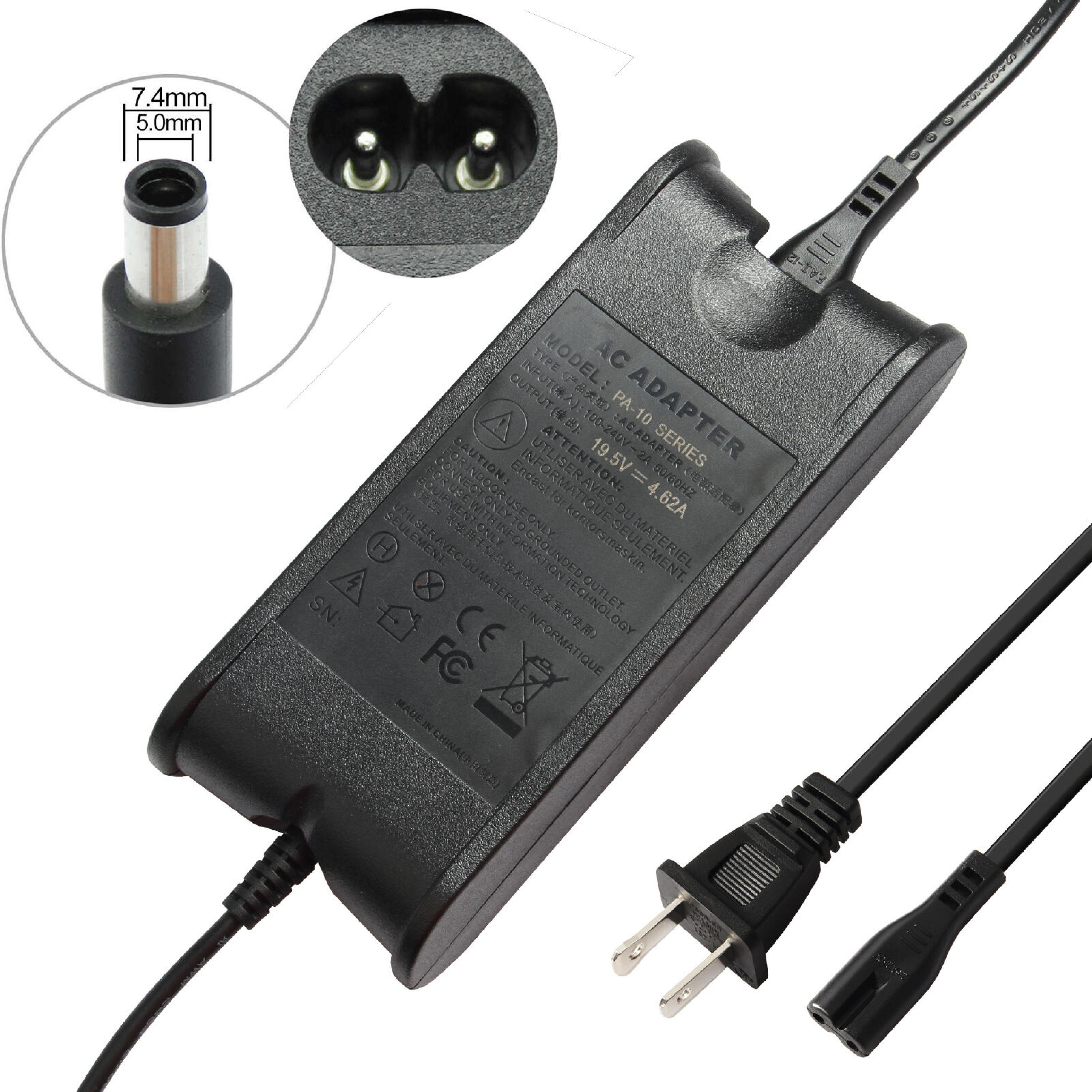 DELL 9T215 NO WALL PLUG INCLUDED 19.5V DC 4.62A AC ADAPTER WITH BARREL CONNECTOR